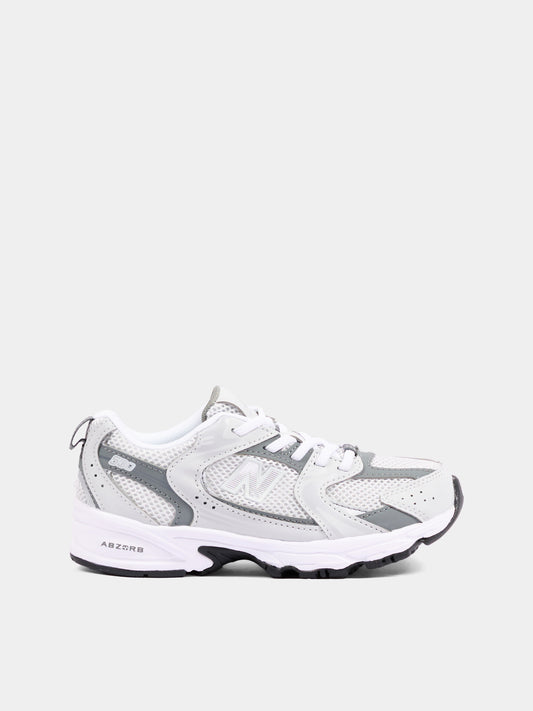 Grey 530 sneakers for kids with logo