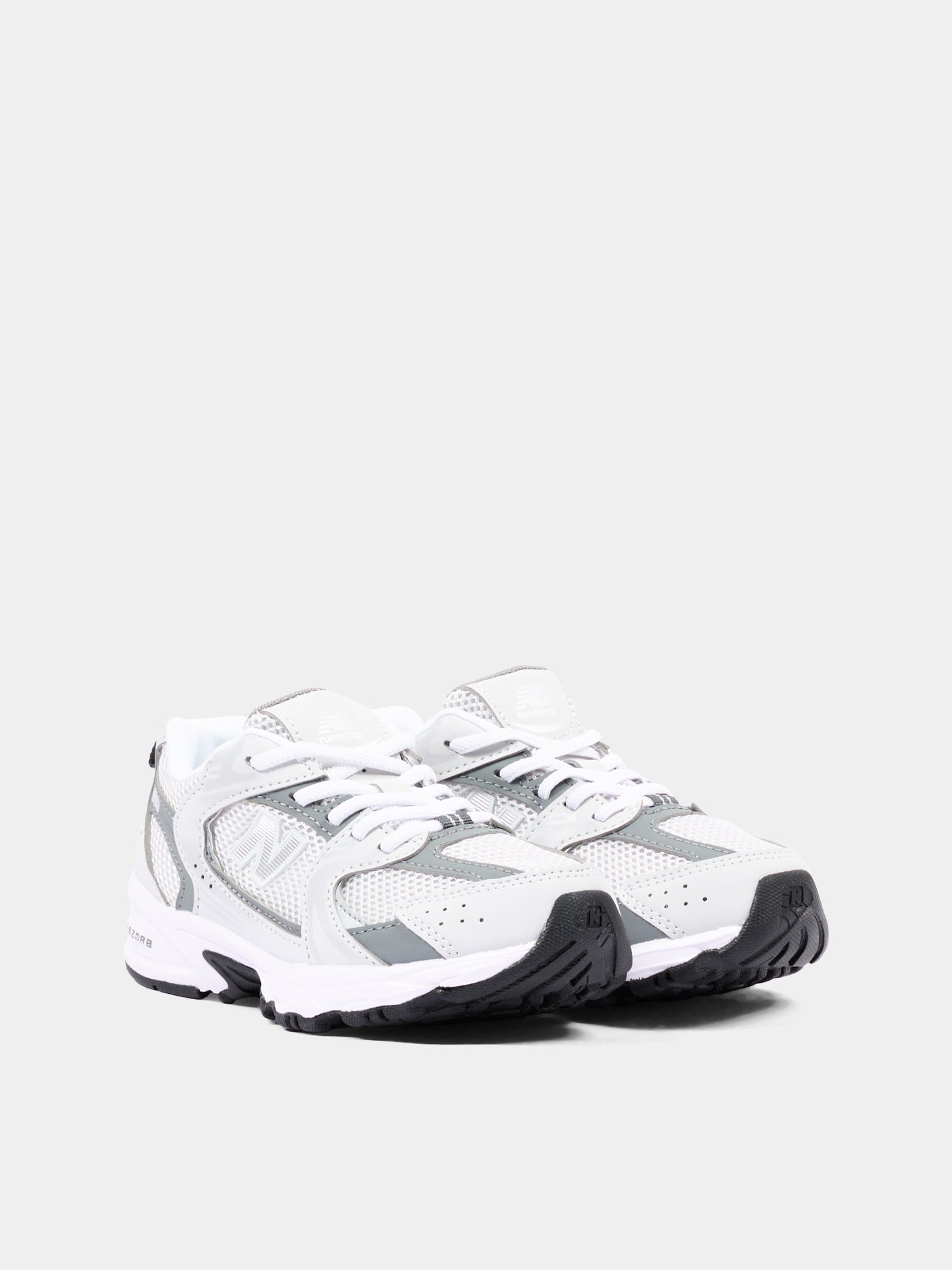 Grey 530 sneakers for kids with logo