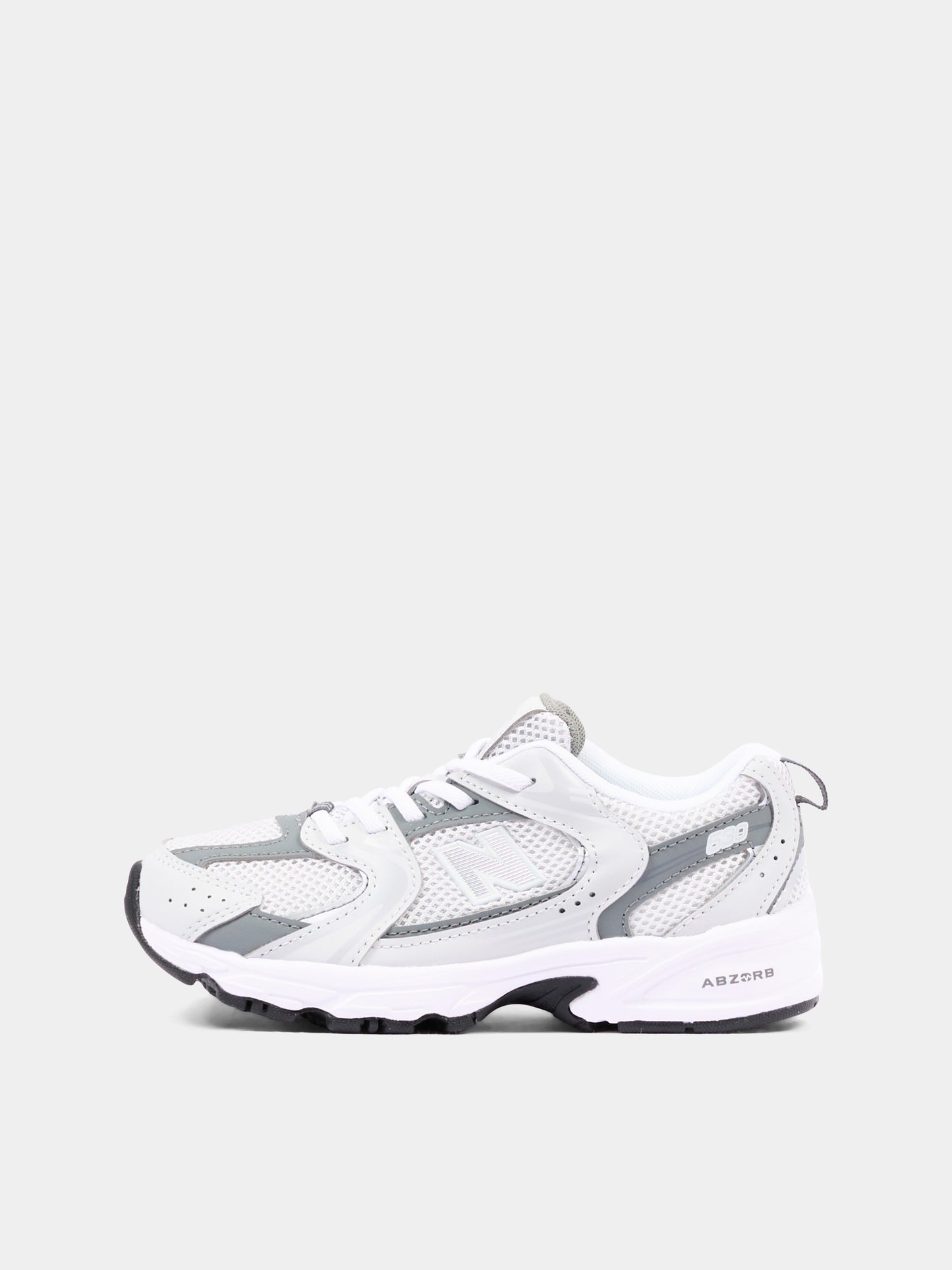 Grey 530 sneakers for kids with logo