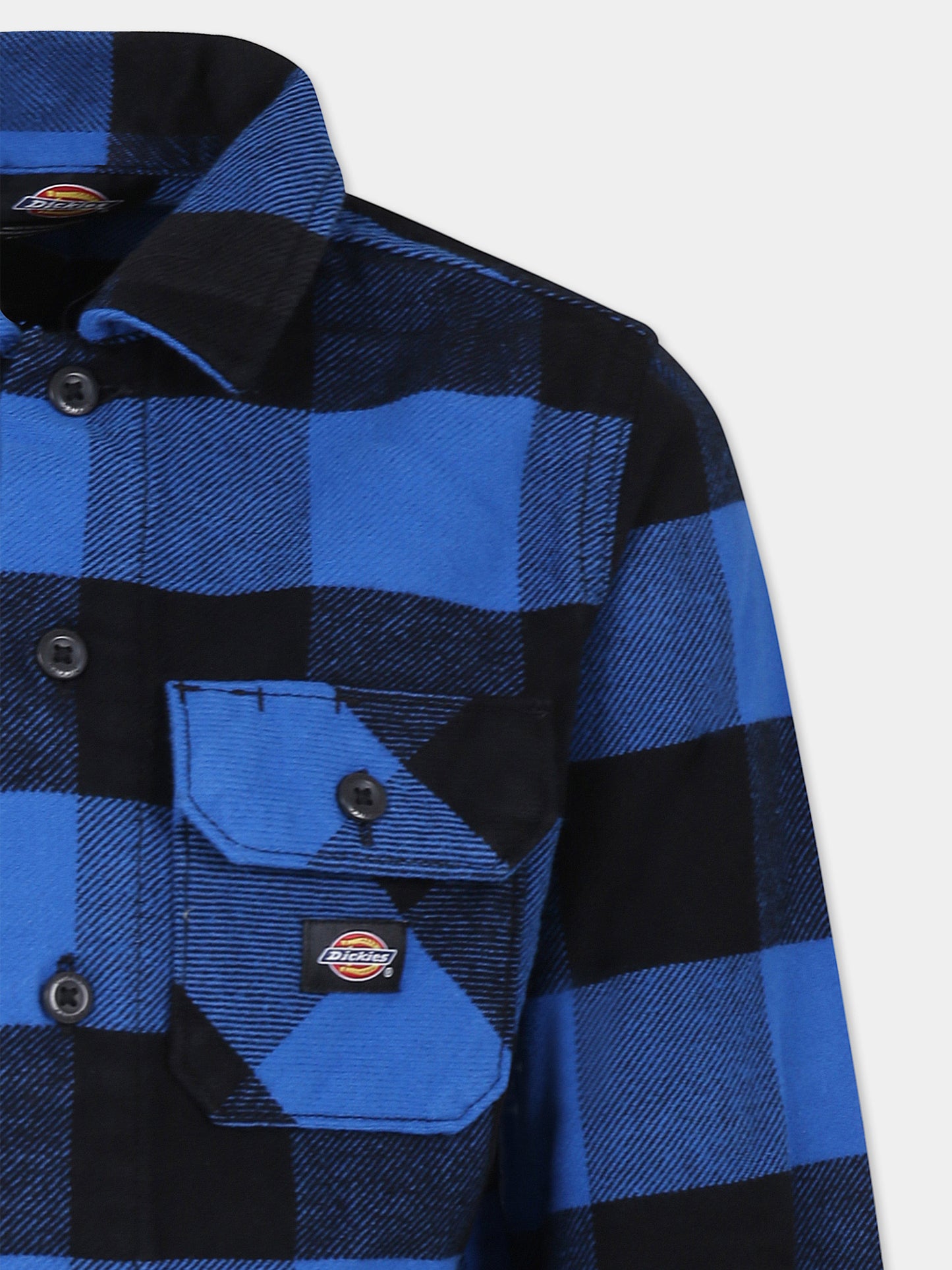 Camicia azzurra per bambino con logo,Dickies,DK0A4Z3UJ531