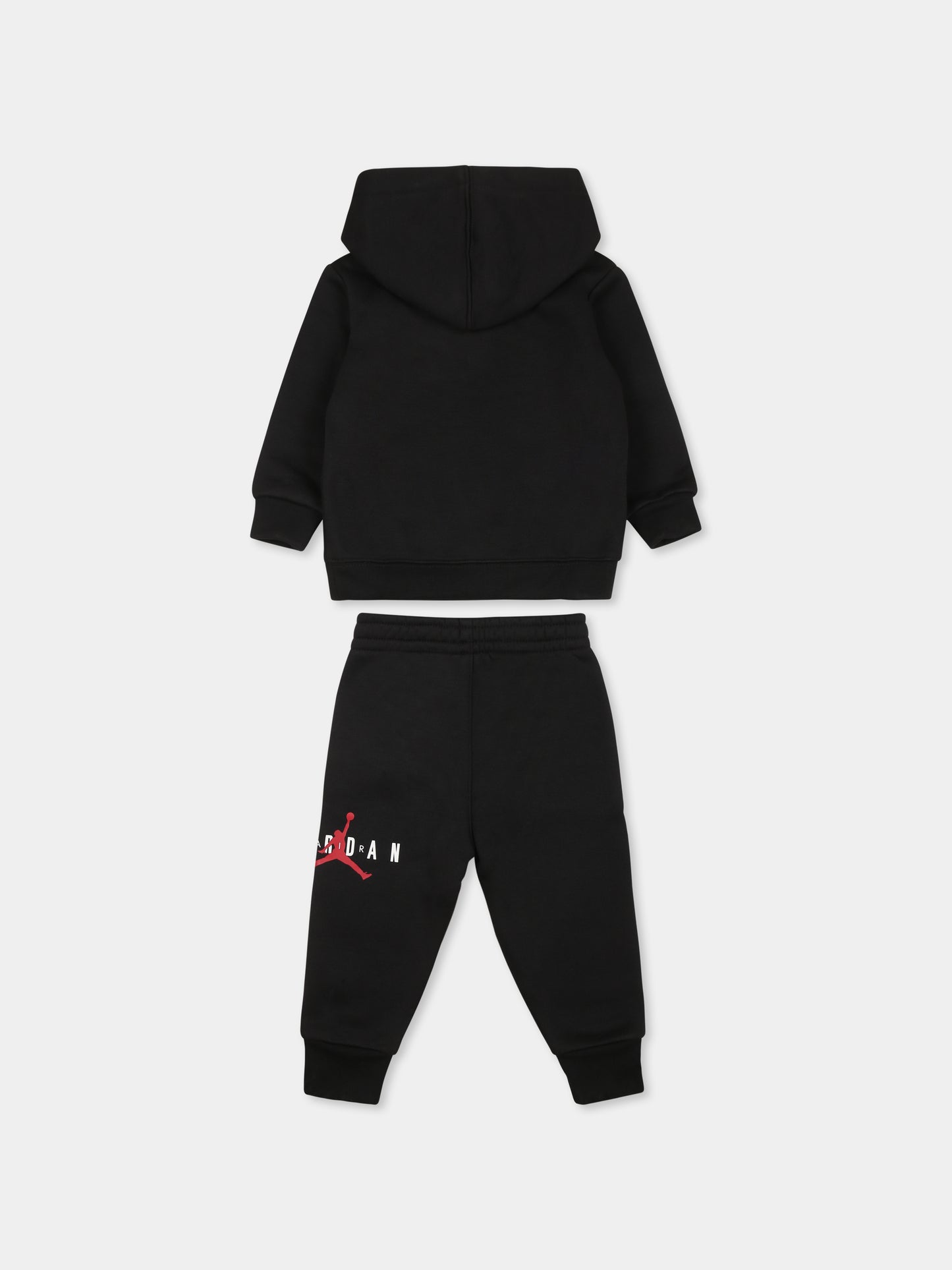 Completo nero per neonato con jumpman,Jordan,65C505 023