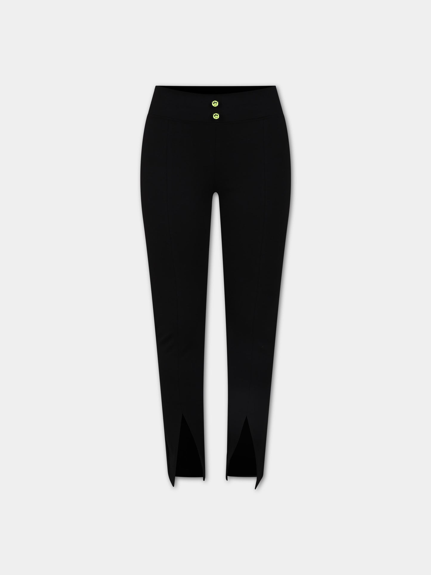 Leggings neri per bambina con logo,Barrow,F3BKJGLG063 110