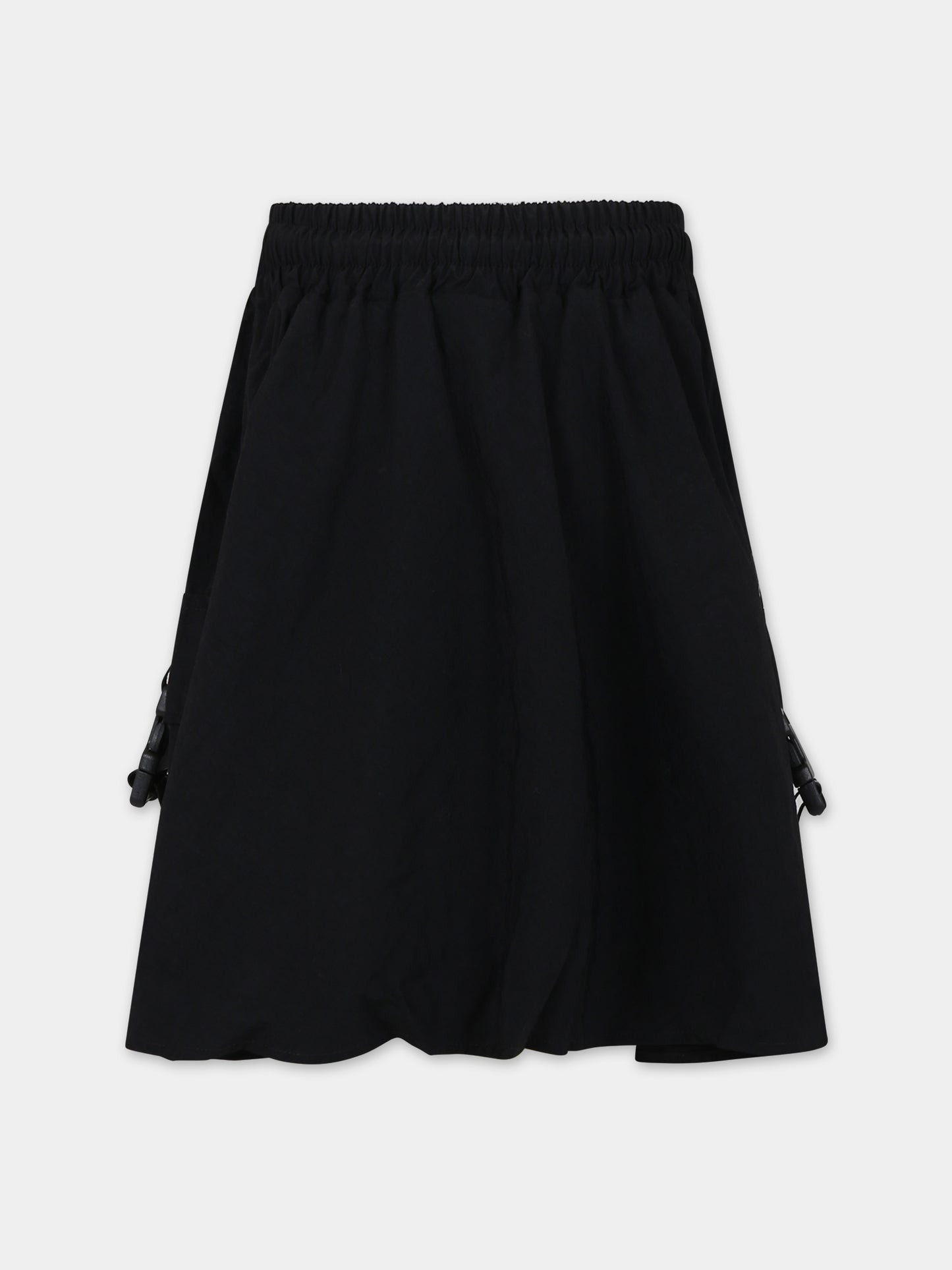 Gonna nera per bambina con logo,Barrow,F3BKJGSK062 110