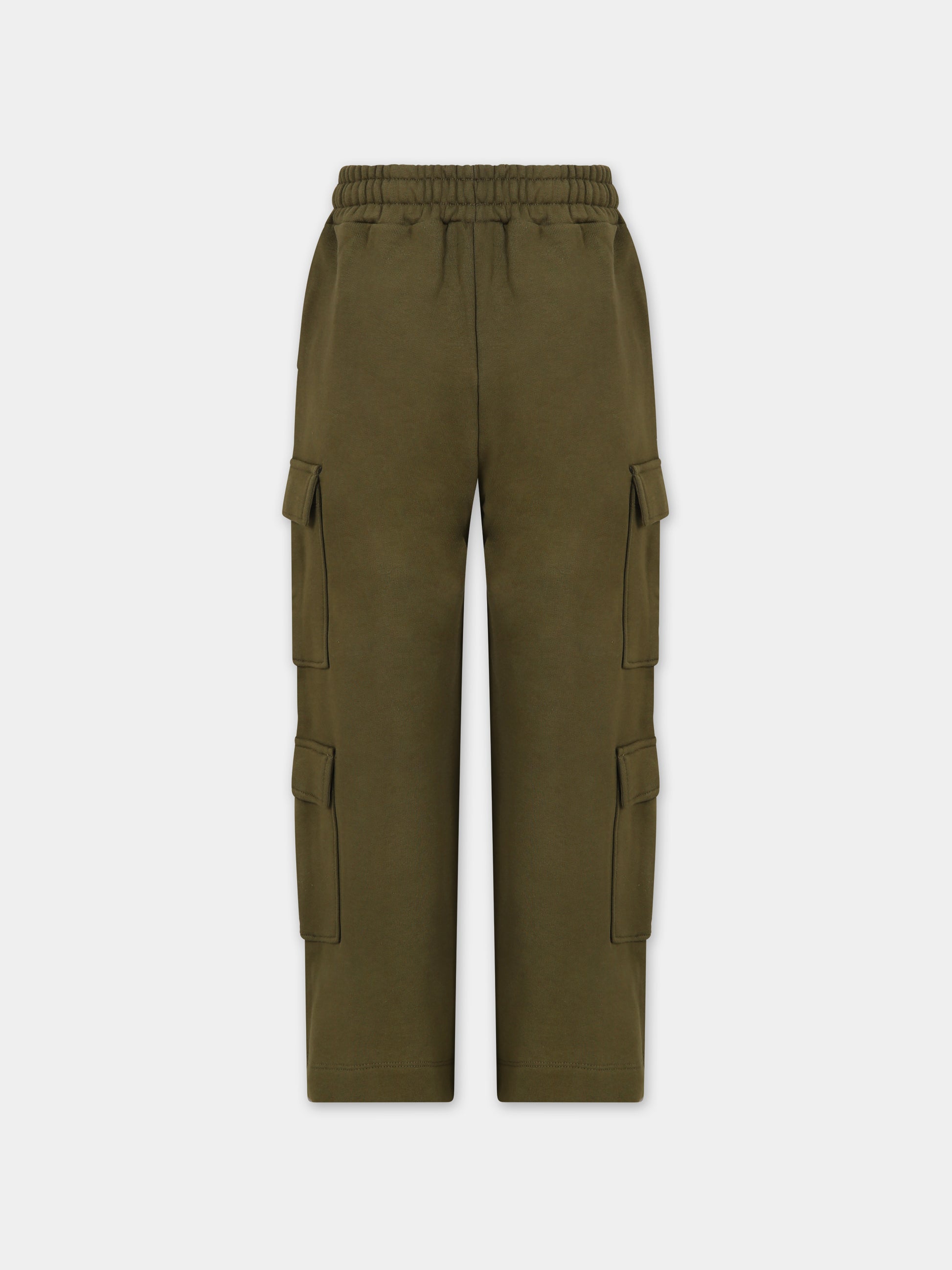 Pantaloni verdi per bambini con logo,Barrow,F3BKJUFP031 BW010