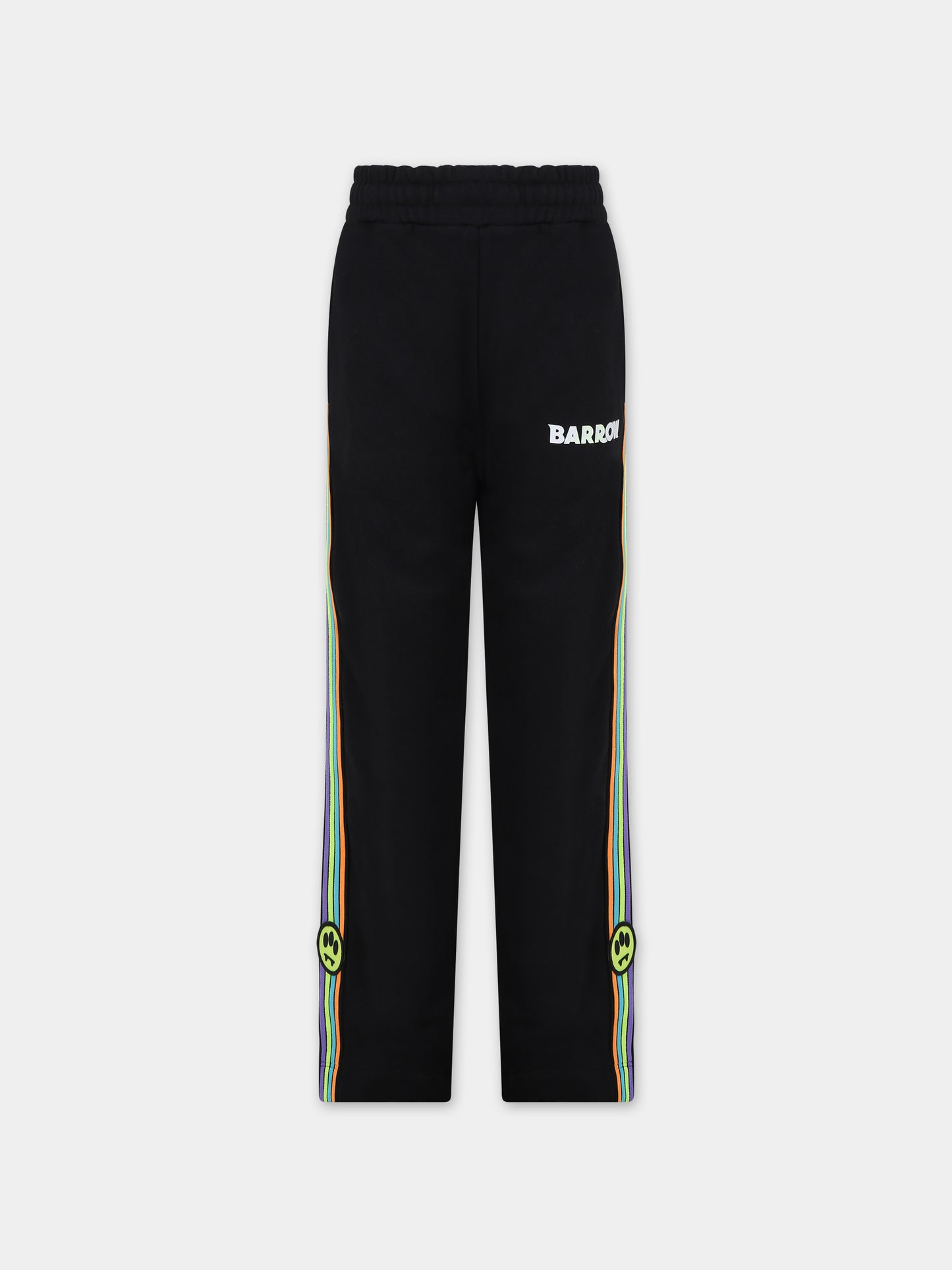 Pantaloni neri per bambini con logo,Barrow,F3BKJUFP100 110