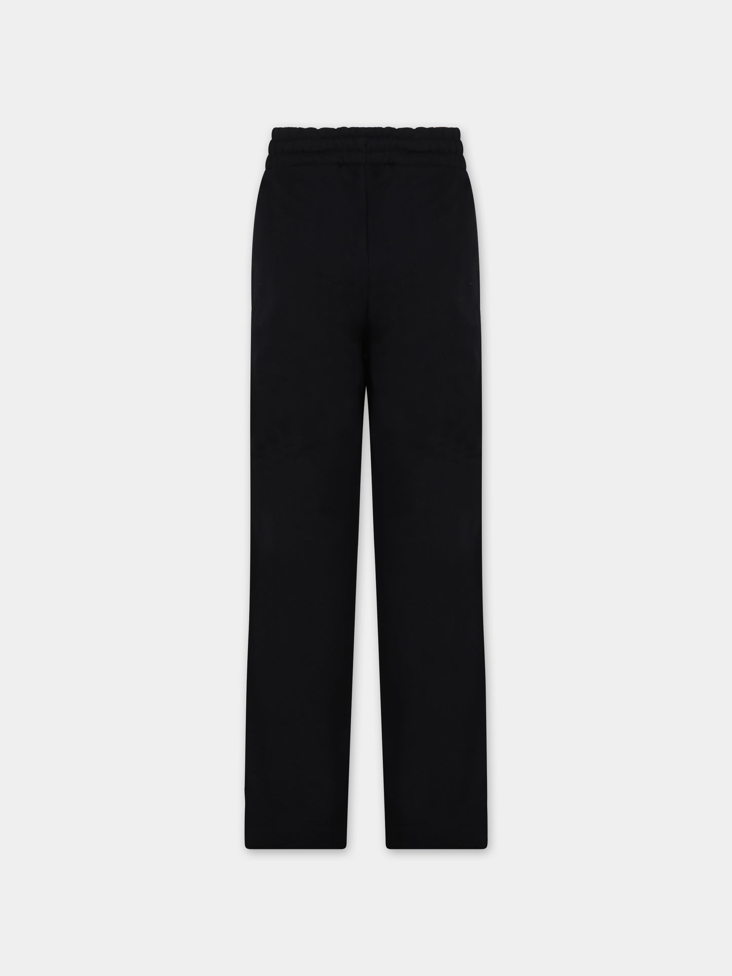 Pantaloni neri per bambini con logo,Barrow,F3BKJUFP100 110