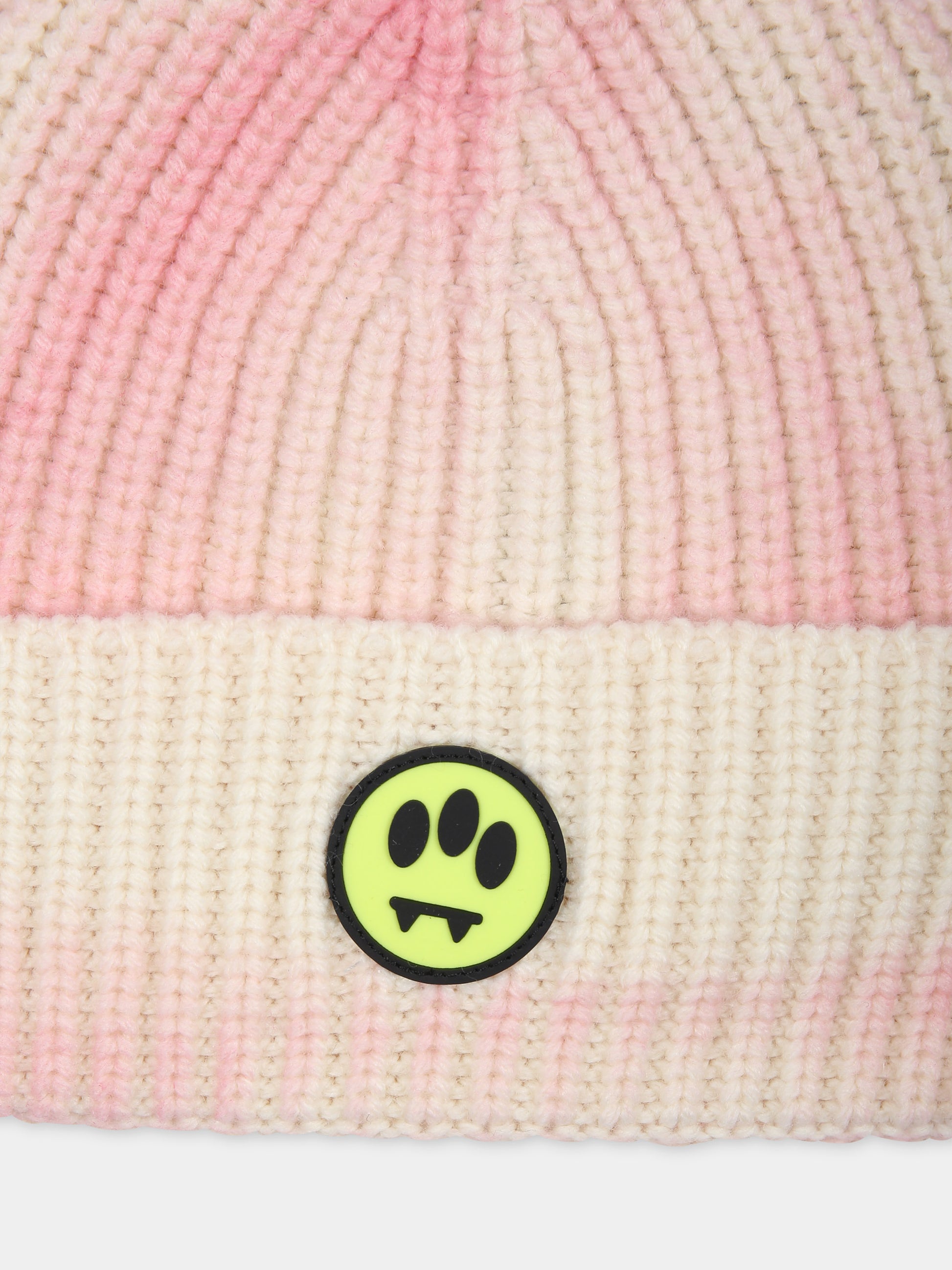 Berretto rosa per bambina con smile,Barrow,F3BKJUHT084 BW014