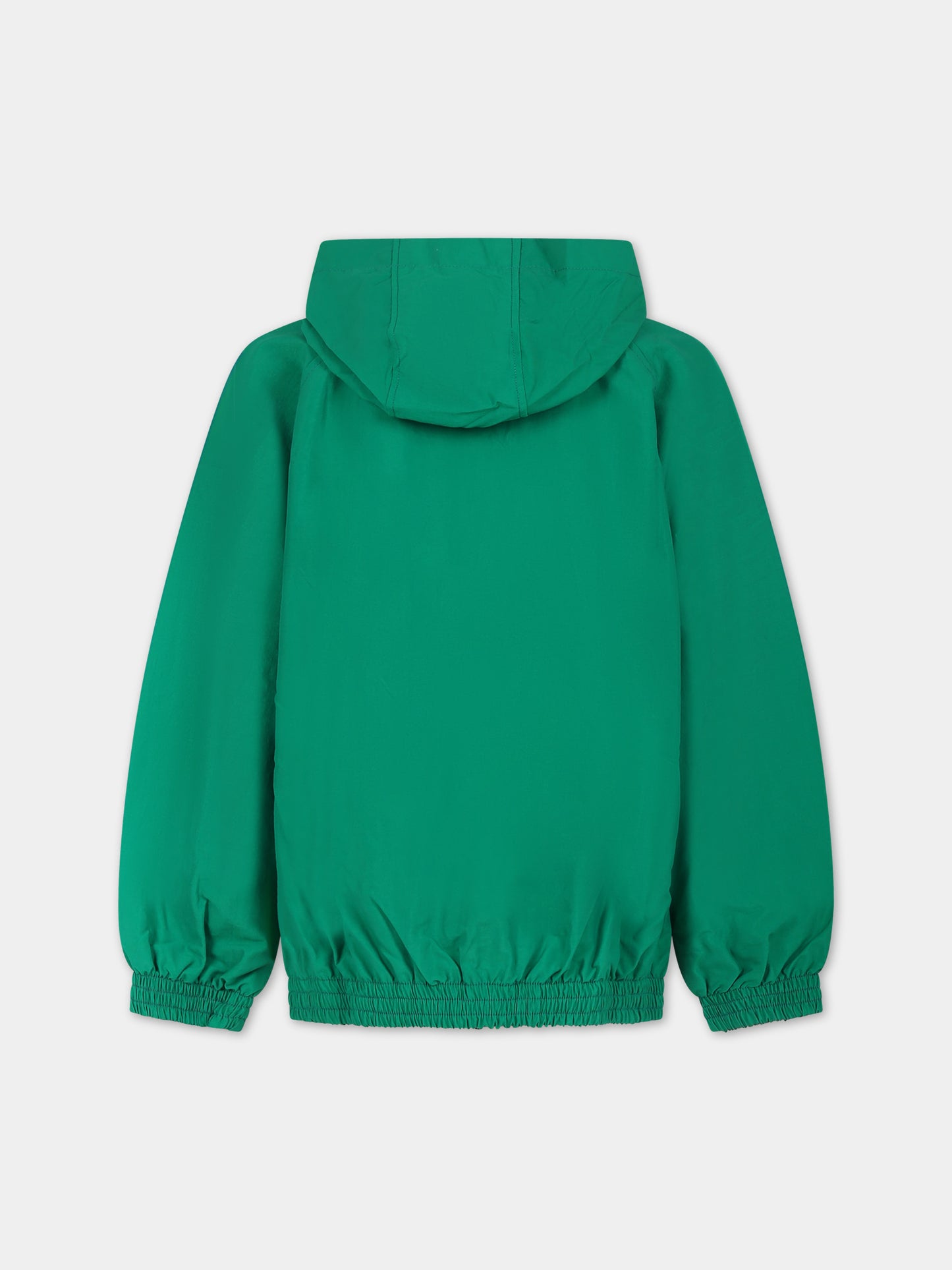 Giacca a vento verde per bambini con logo,Barrow,F3BKJUJK065 BW012