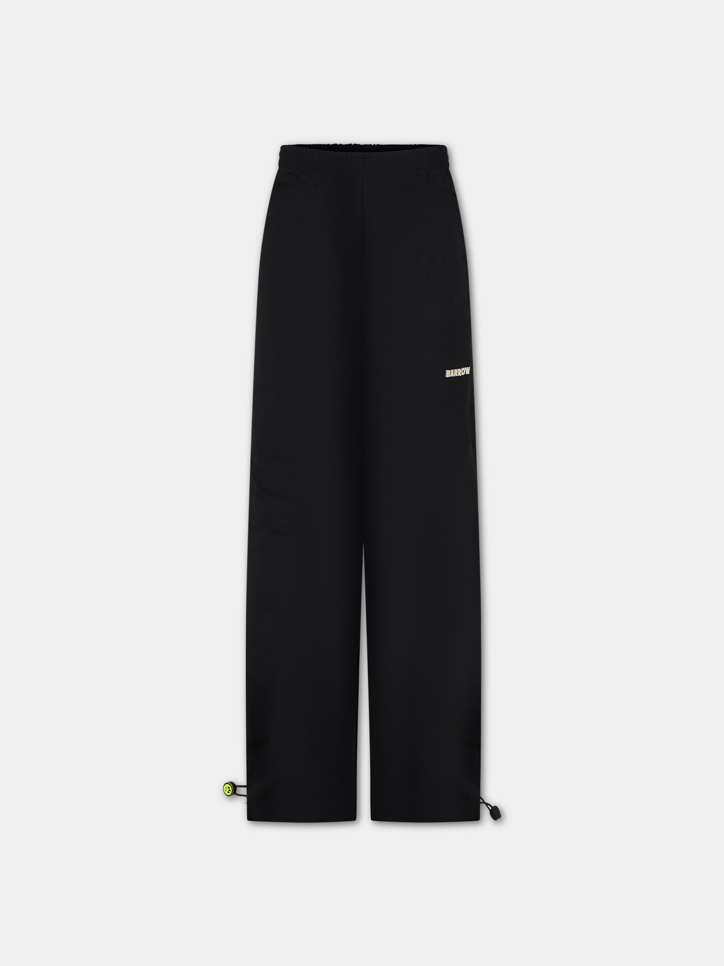 Pantaloni neri per bambini con logo e smile,Barrow,F3BKJUPA066 110