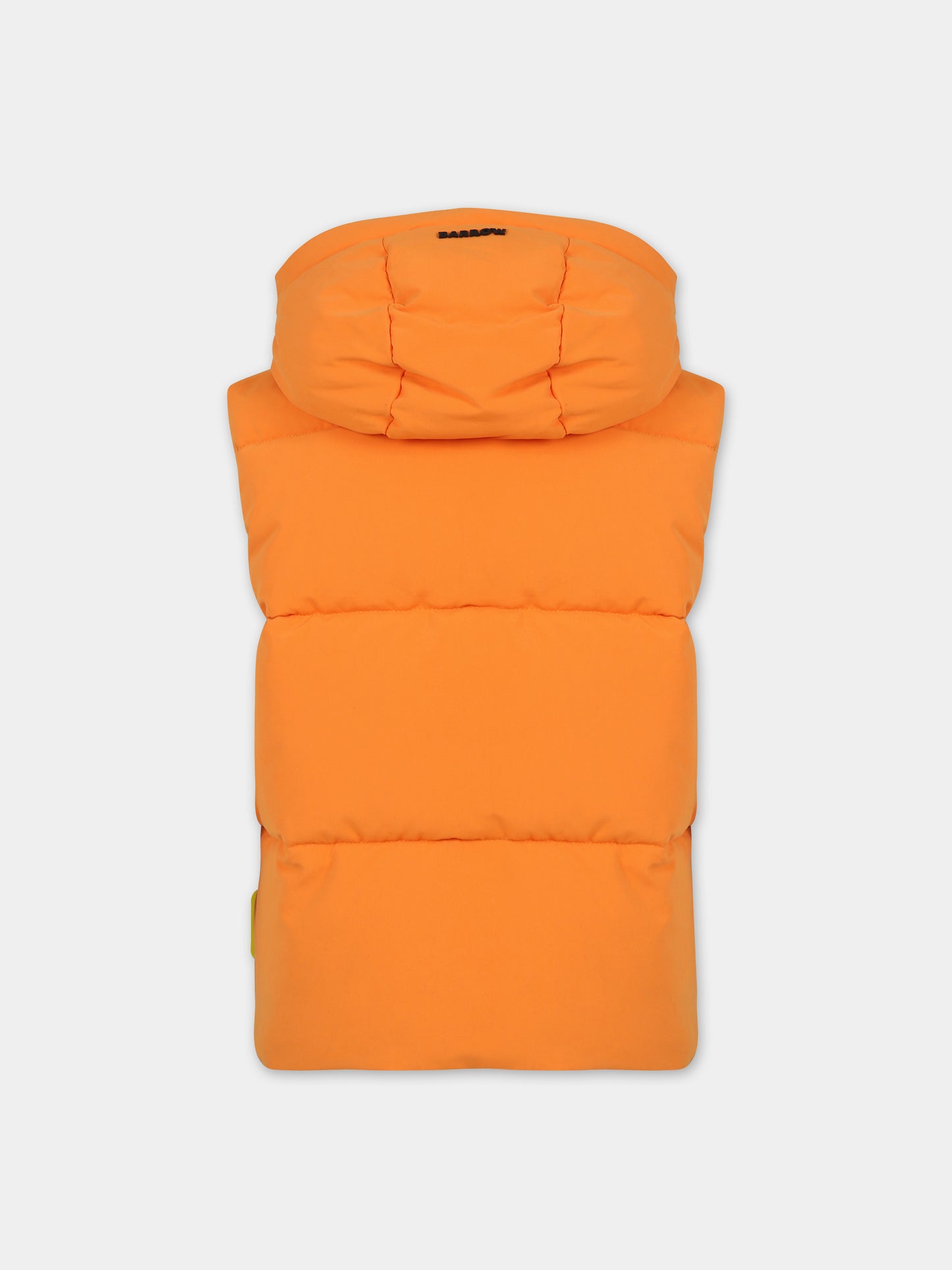 Gilet arancione per bambini con logo,Barrow,F3BKJUPF012 BW011