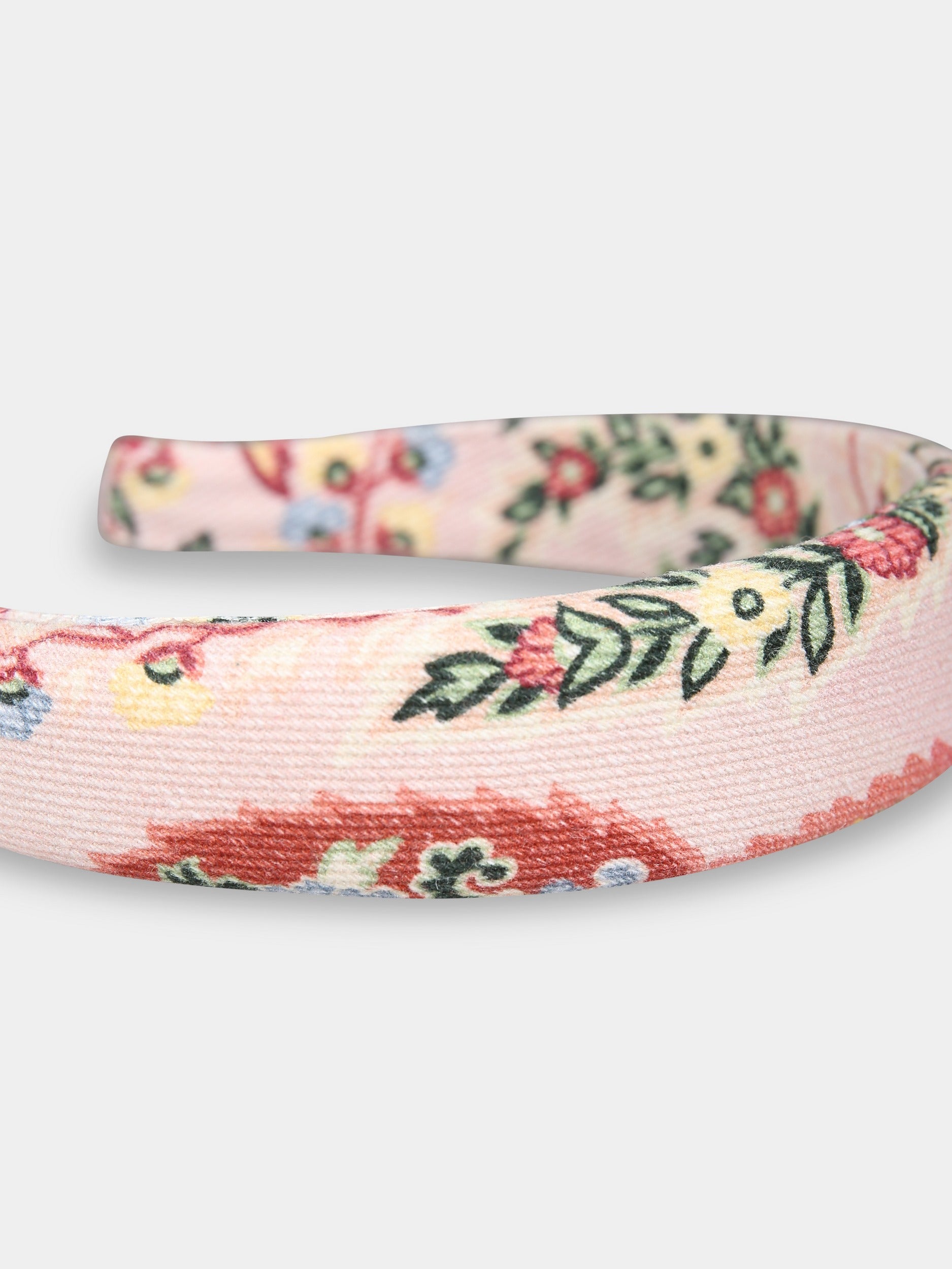 Cerchietto rosa per bambina con motivo paisley,Etro,GV0A54 D0103 383MC