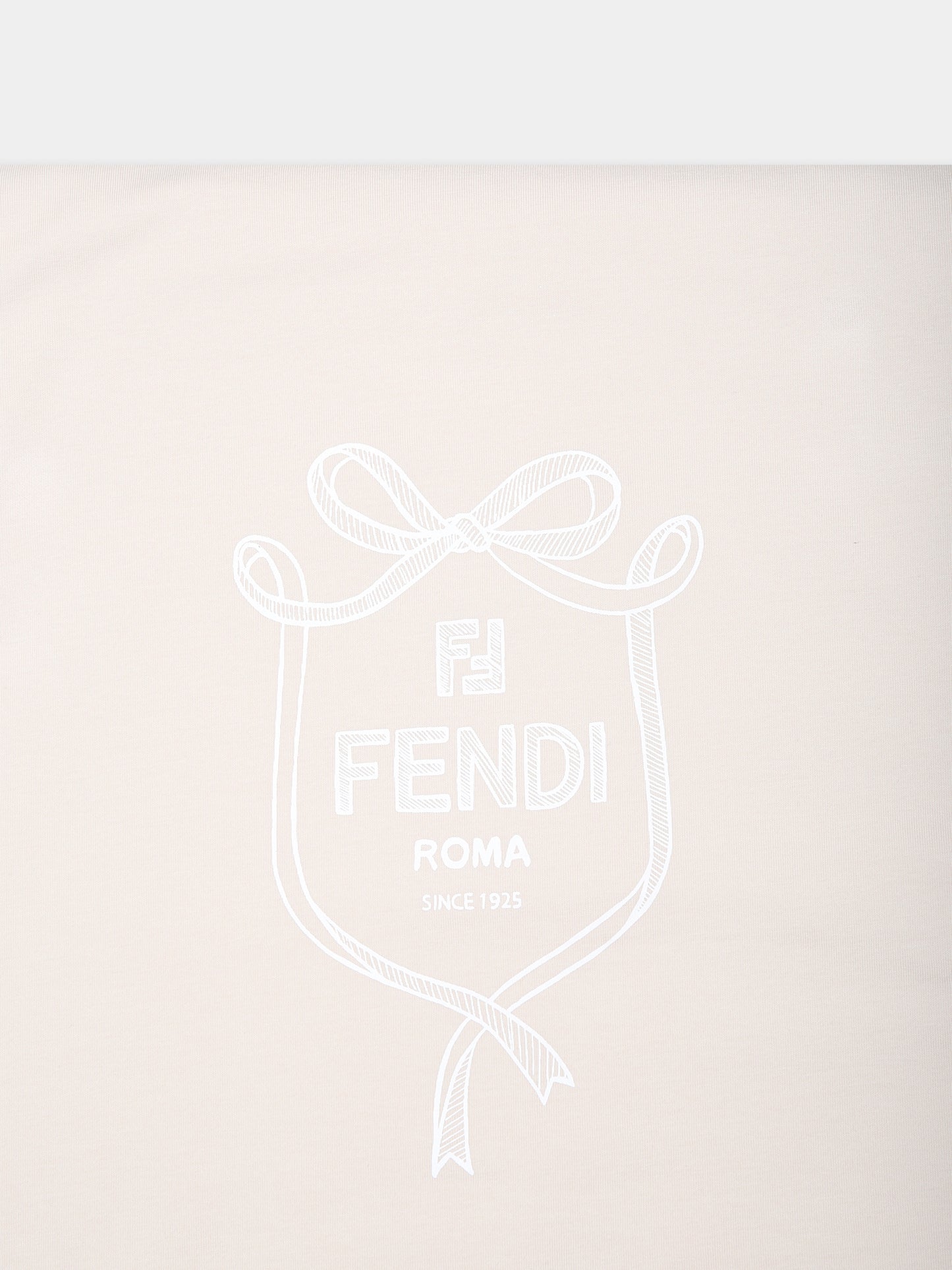 Coperta beige per neonati con logo Fendi,Fendi Kids,BUJ280 ST8 F19J5