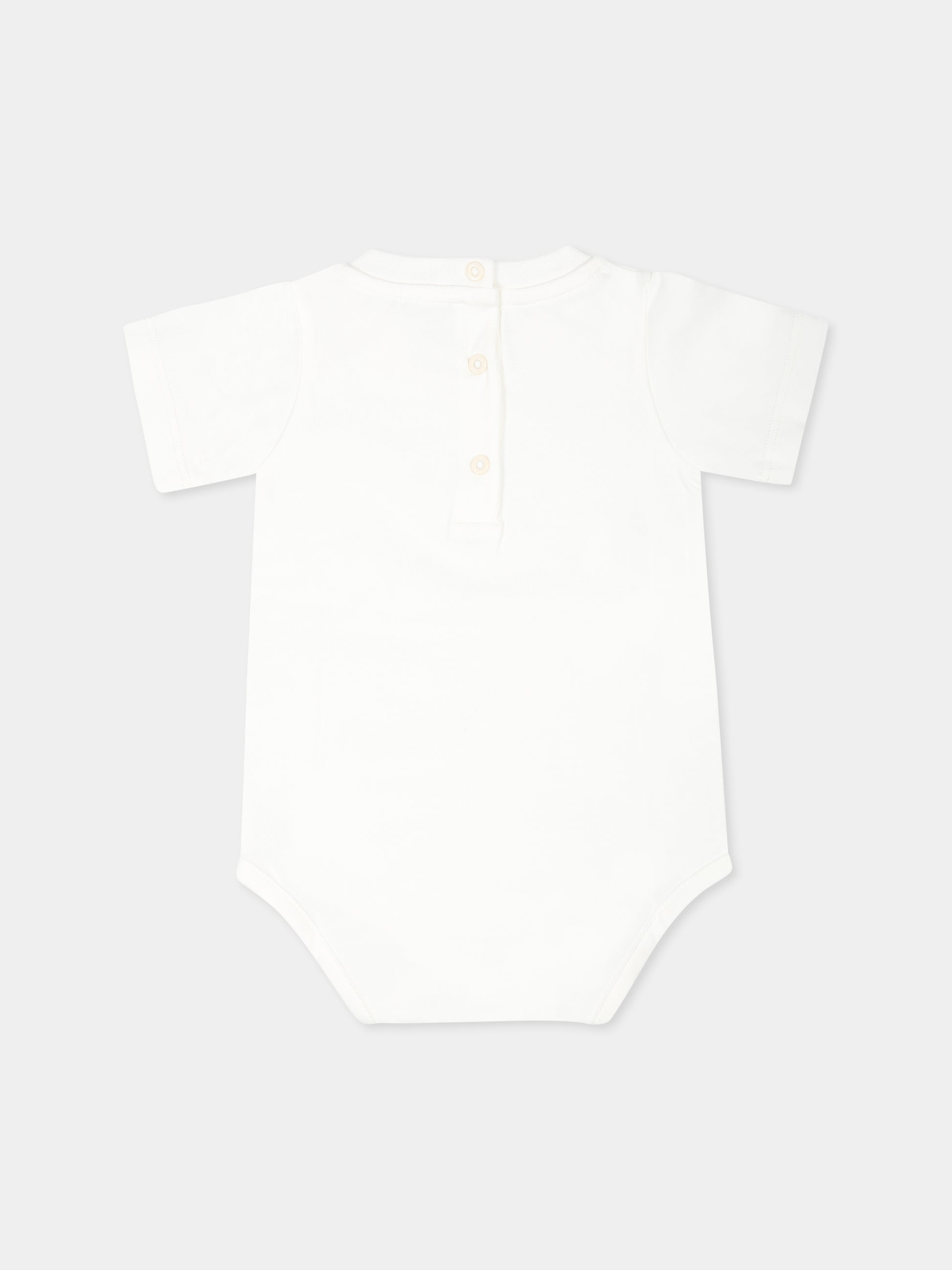 Set body celeste per neonato con logo,Fendi Kids,BUK123 ST8 F19J4