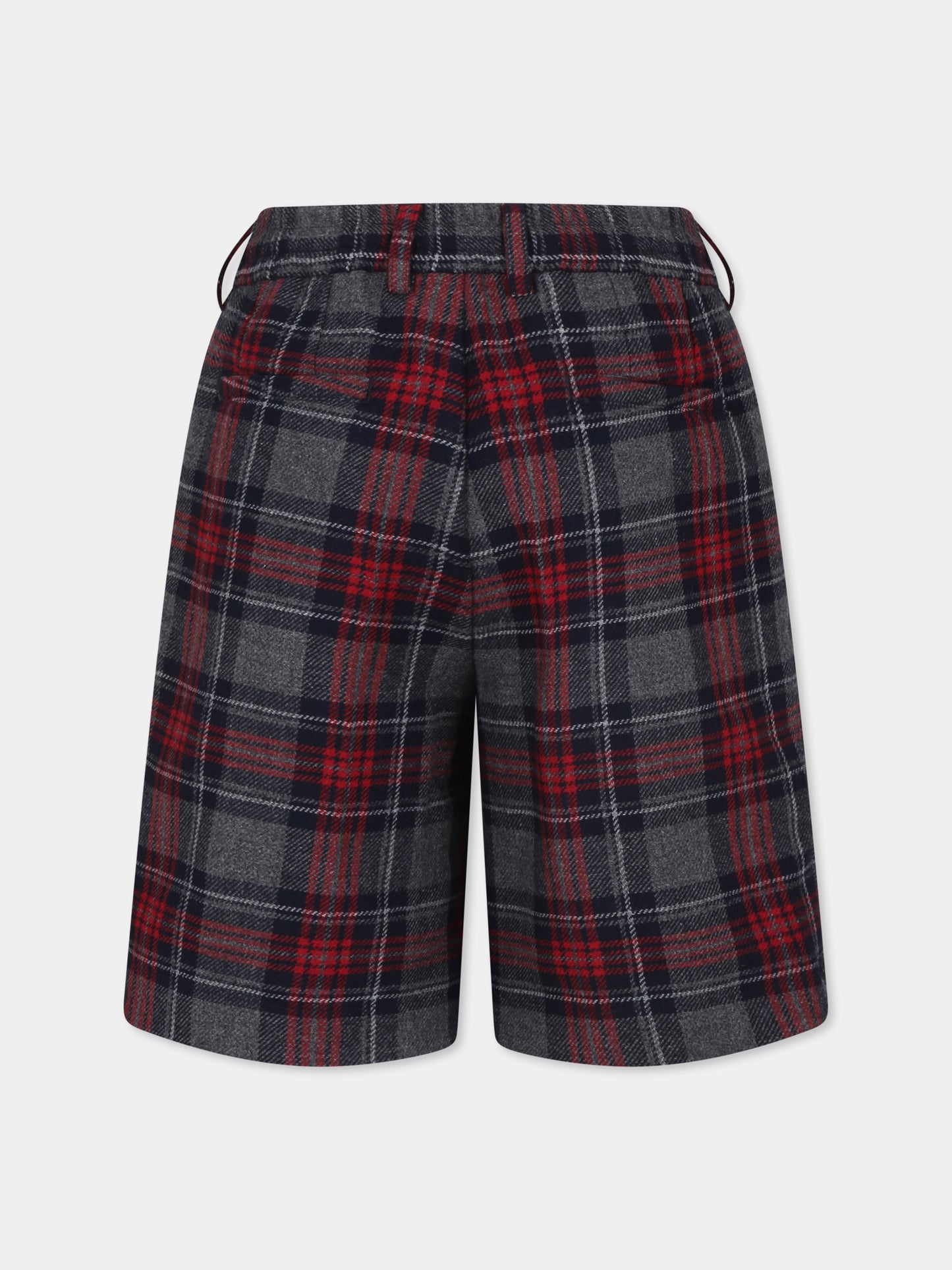 Shorts grigi per bambino con logo,Dolce & Gabbana Kids,L43Q43 FQMFZ S8100