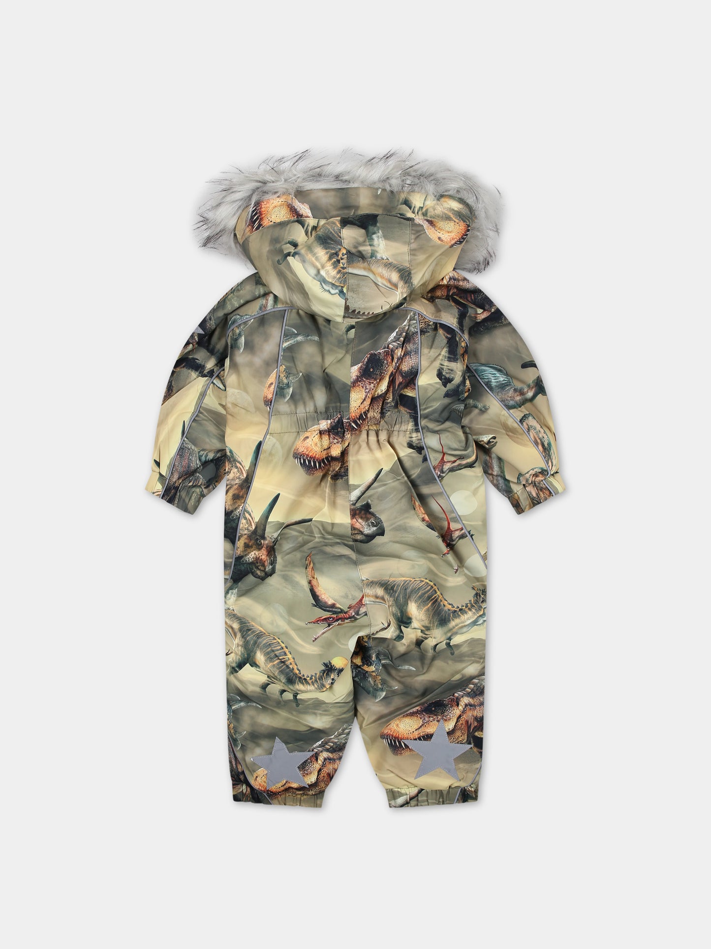 Tuta da neve multicolor per bambino con stampa e logo,Molo,5W23N104 6848