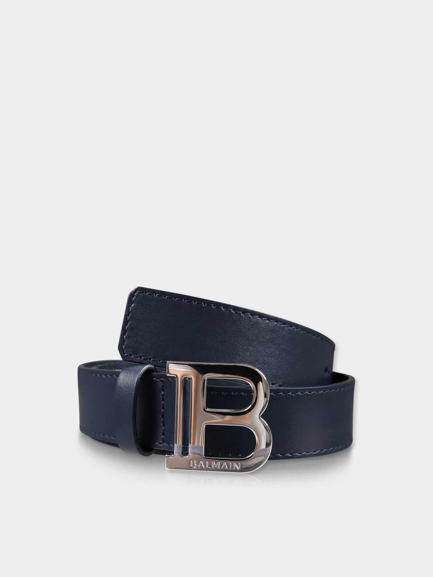 Blue belt for kids with logo