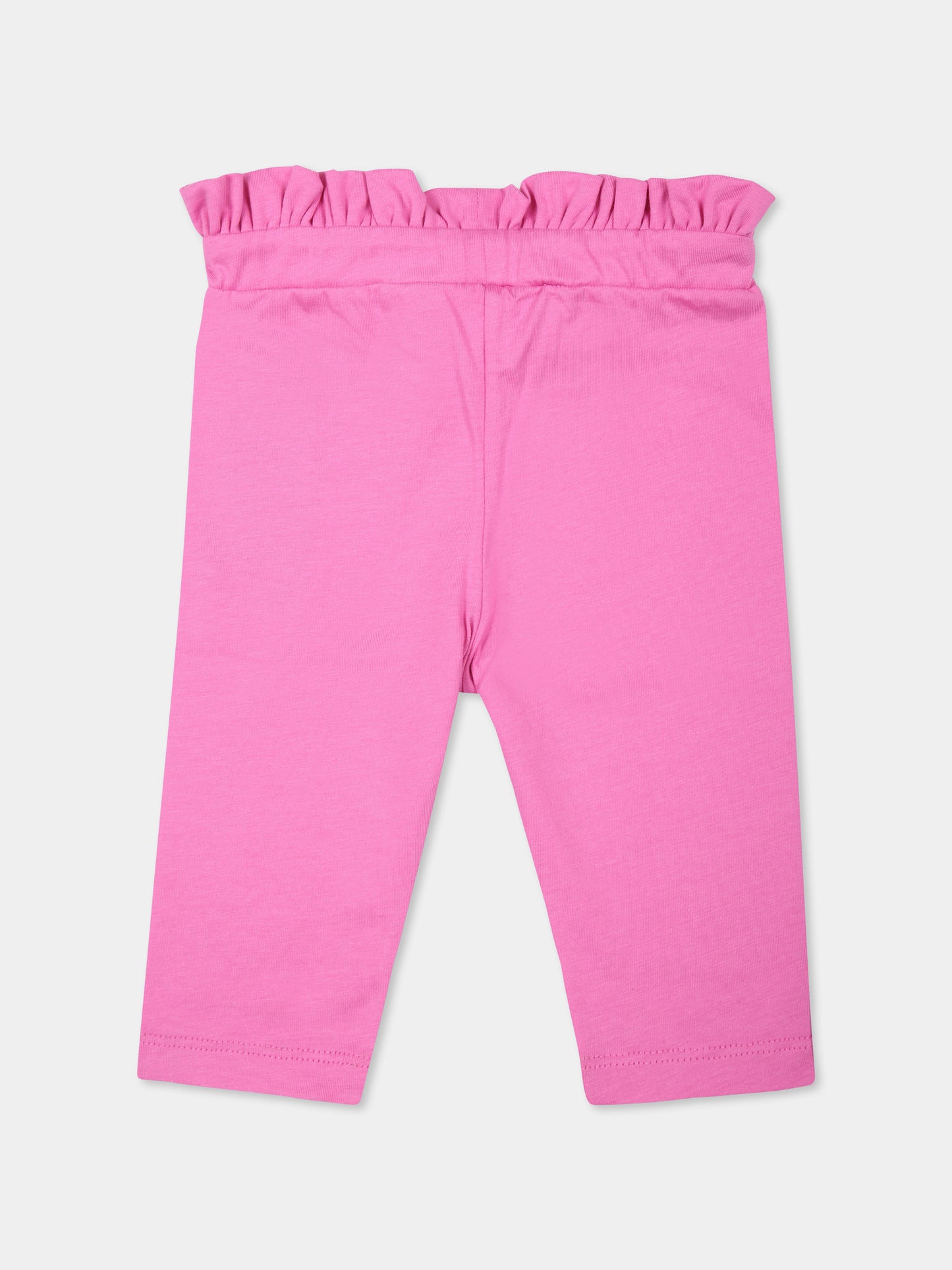 Completo nascita fucsia per neonata con logo,Balmain Kids,BVB02A Z0082 543