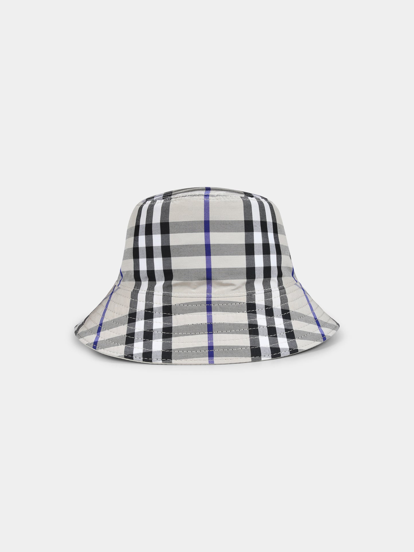 Cloche reversibile grigia per bambini con cavaliere equestre,Burberry Kids,8089432 B9629