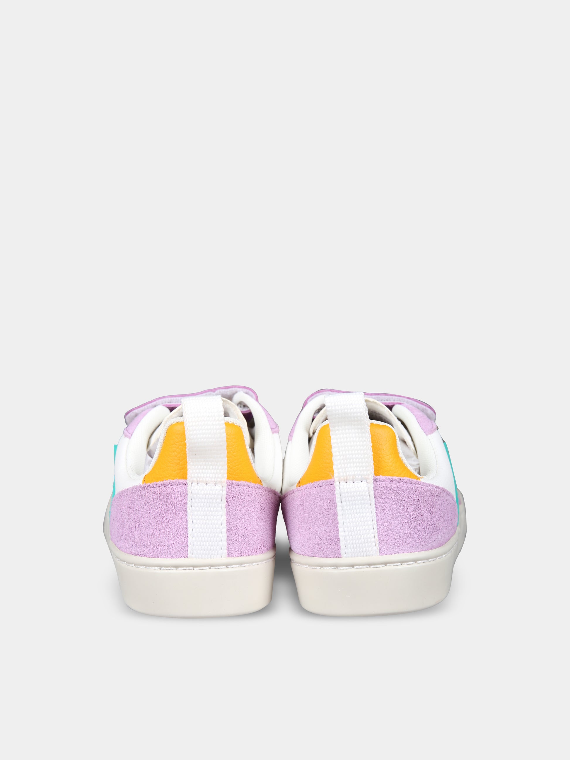 Sneakers viola per bambina con logo,Veja,CV0503803C