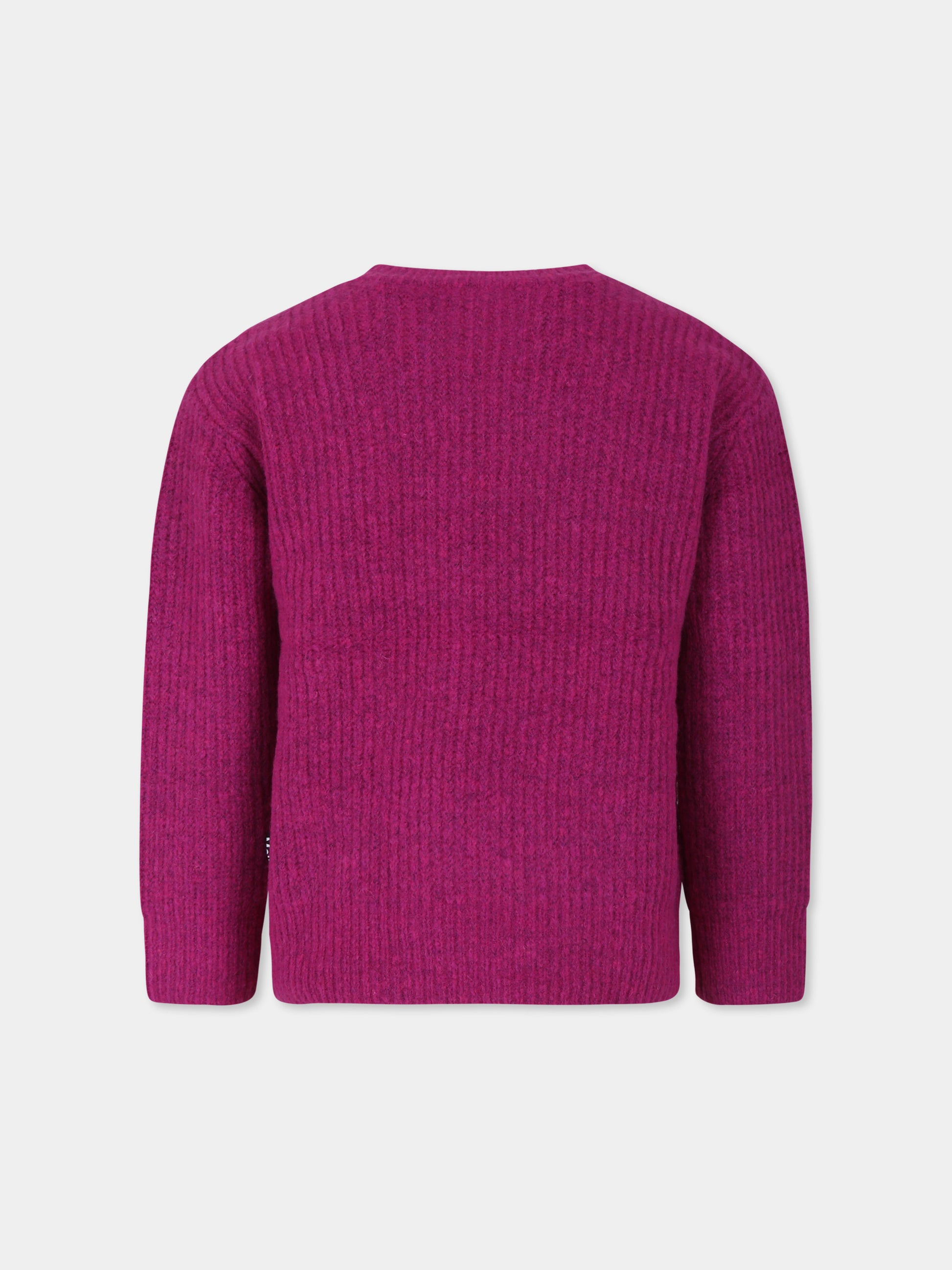 Maglione fucsia GARDA per bambina,Molo,2W24K211 8981