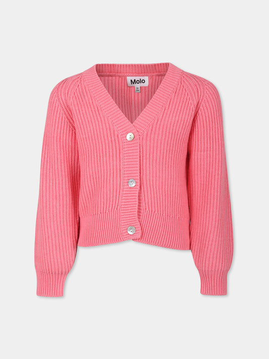 Cardigan rosa GILBERTA per bambina,Molo,2W24K308 8984