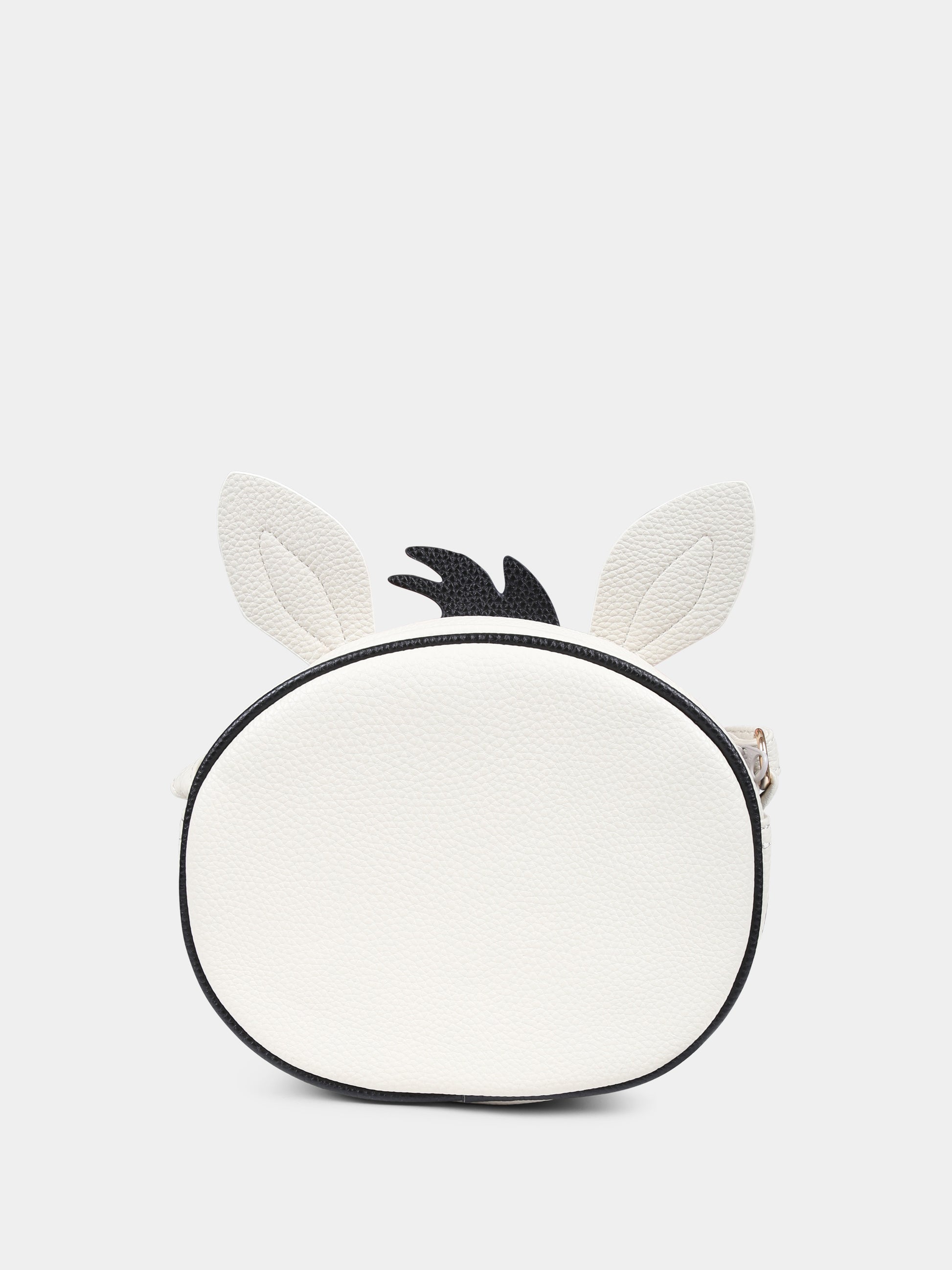 Borsa avorio per bambina con zebra,Molo,7W24V105 8900