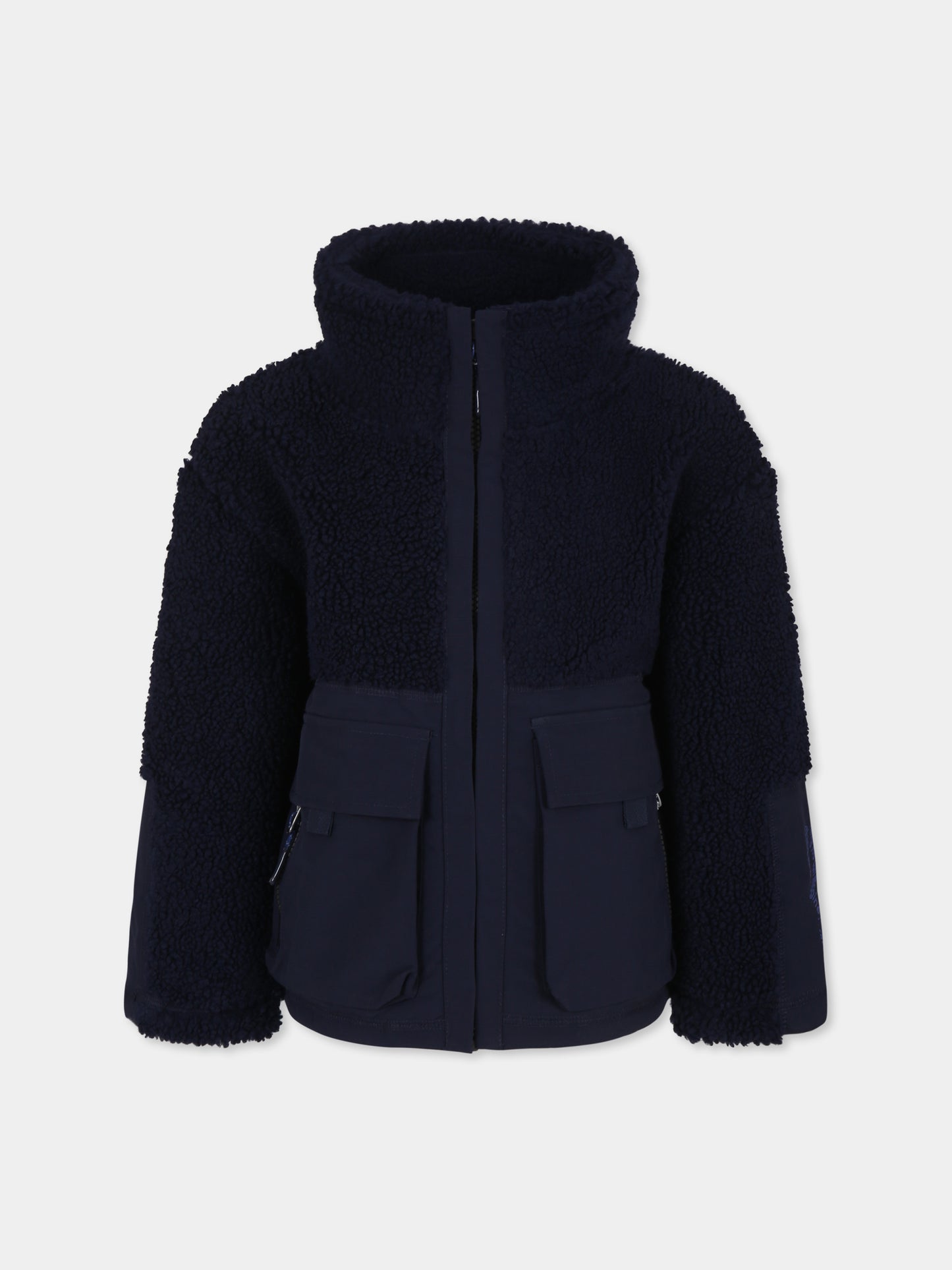 Ecopelliccia blu Utha per bambino,Molo,5W24L203 8943