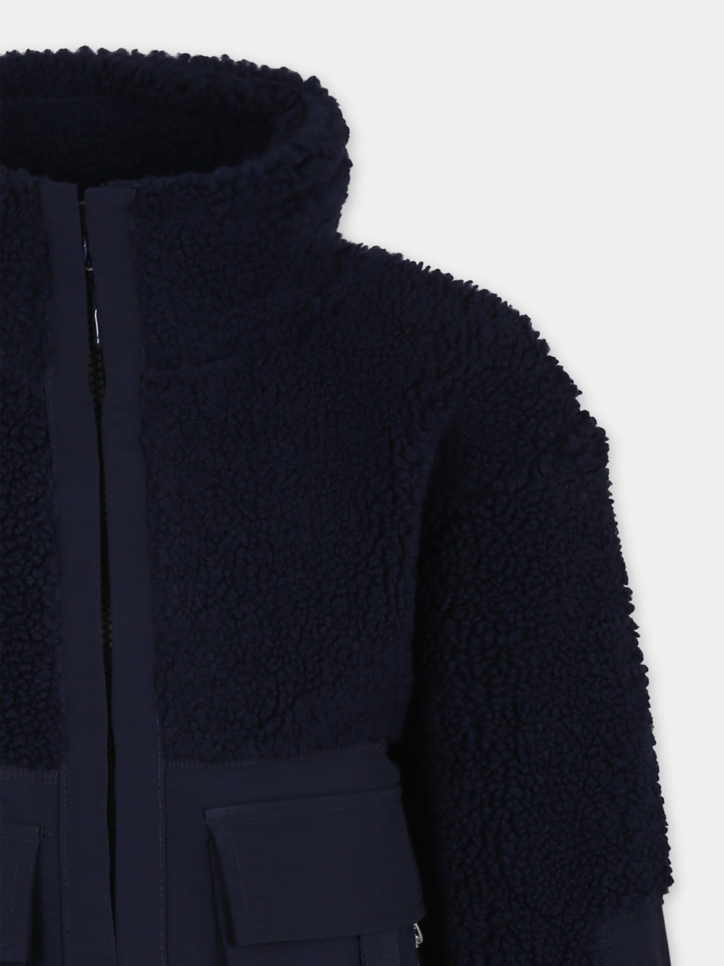 Ecopelliccia blu Utha per bambino,Molo,5W24L203 8943