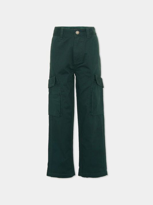 Green trousers for boy