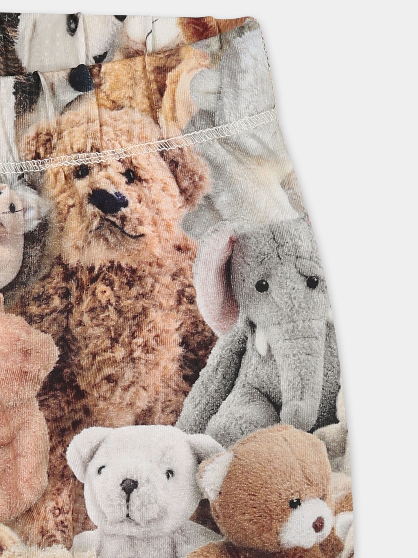 Leggings multicolor Seb per neonati con stampa Teddy Friends,Molo,6W24I227 9159