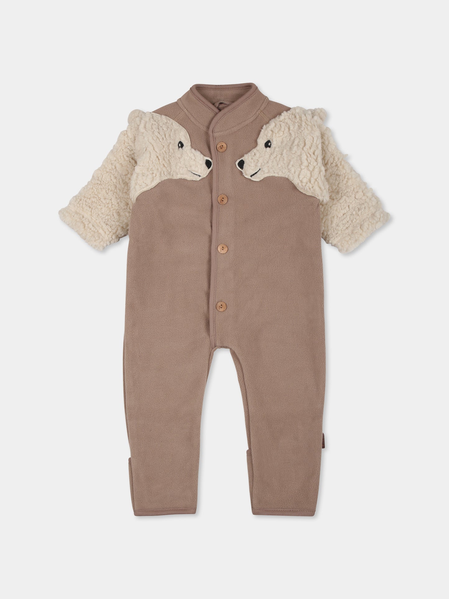 Tutina beige Udo per neonati con orso polare,Molo,5W24L302 8962