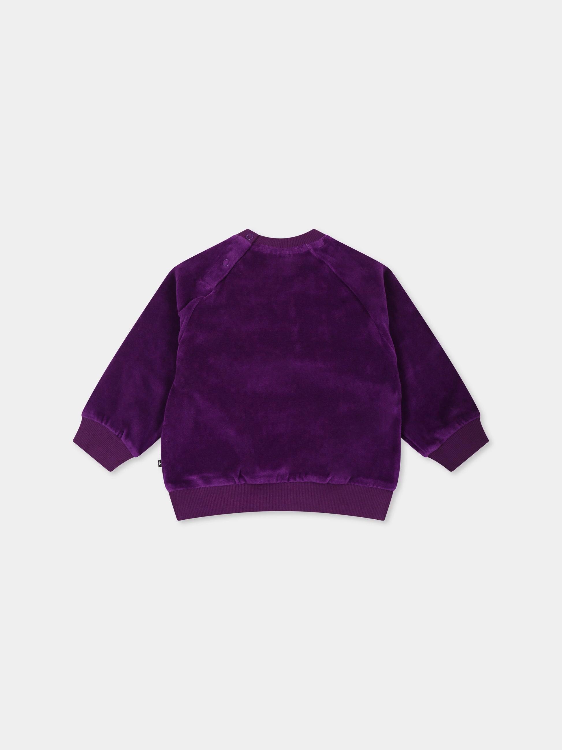 Felpa viola Disc per neonata,Molo,4W24J203 8967