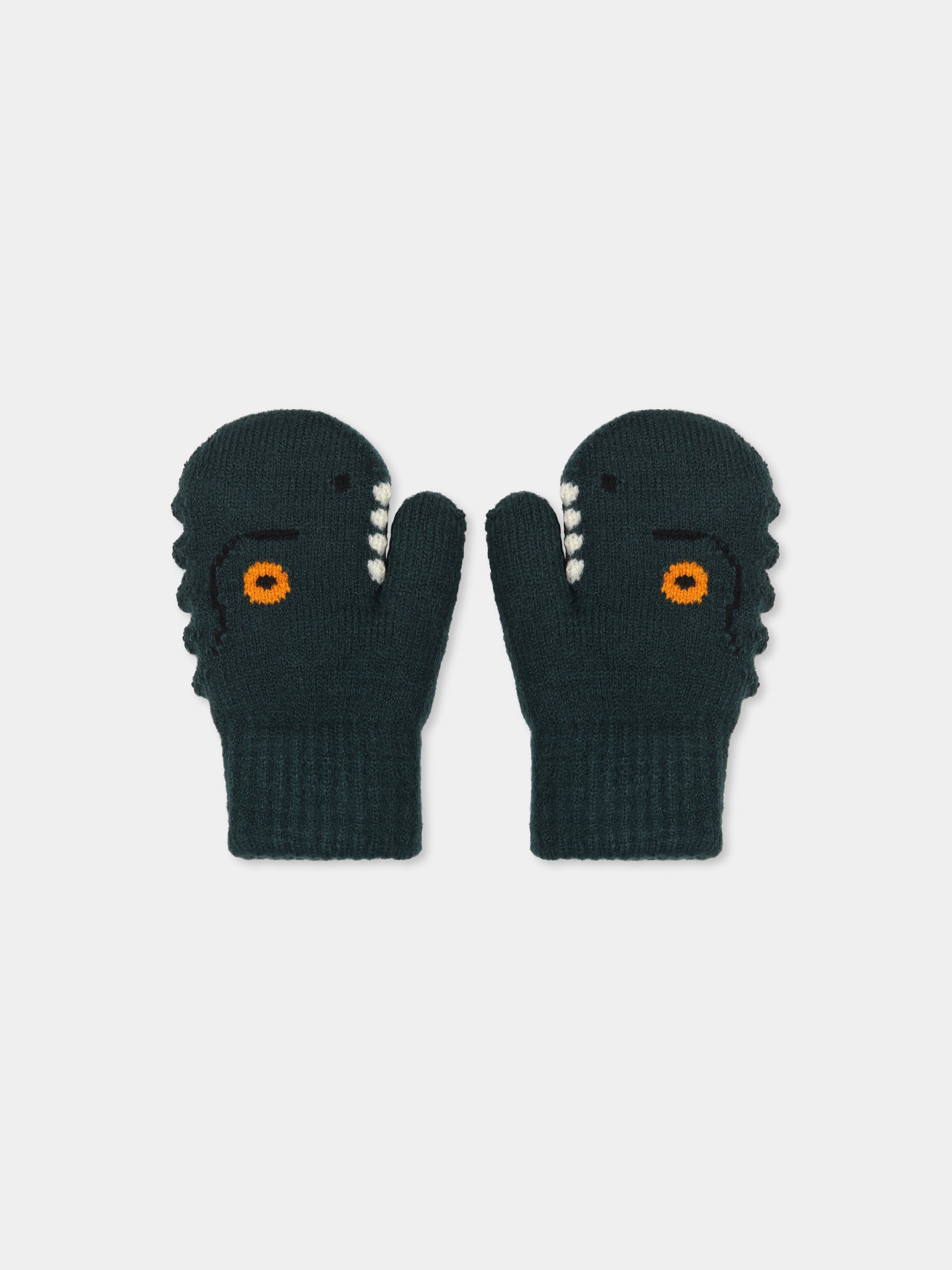 Guanti verdi Kenau per bambino con dinosauro,Molo,7W24S105 2319