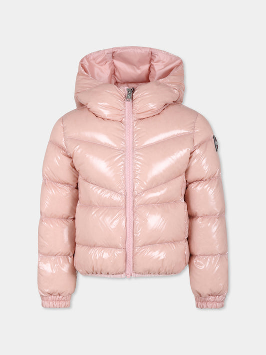 Piumino rosa per bambina con logo,Colmar Originals Kids,3400 8XV 420