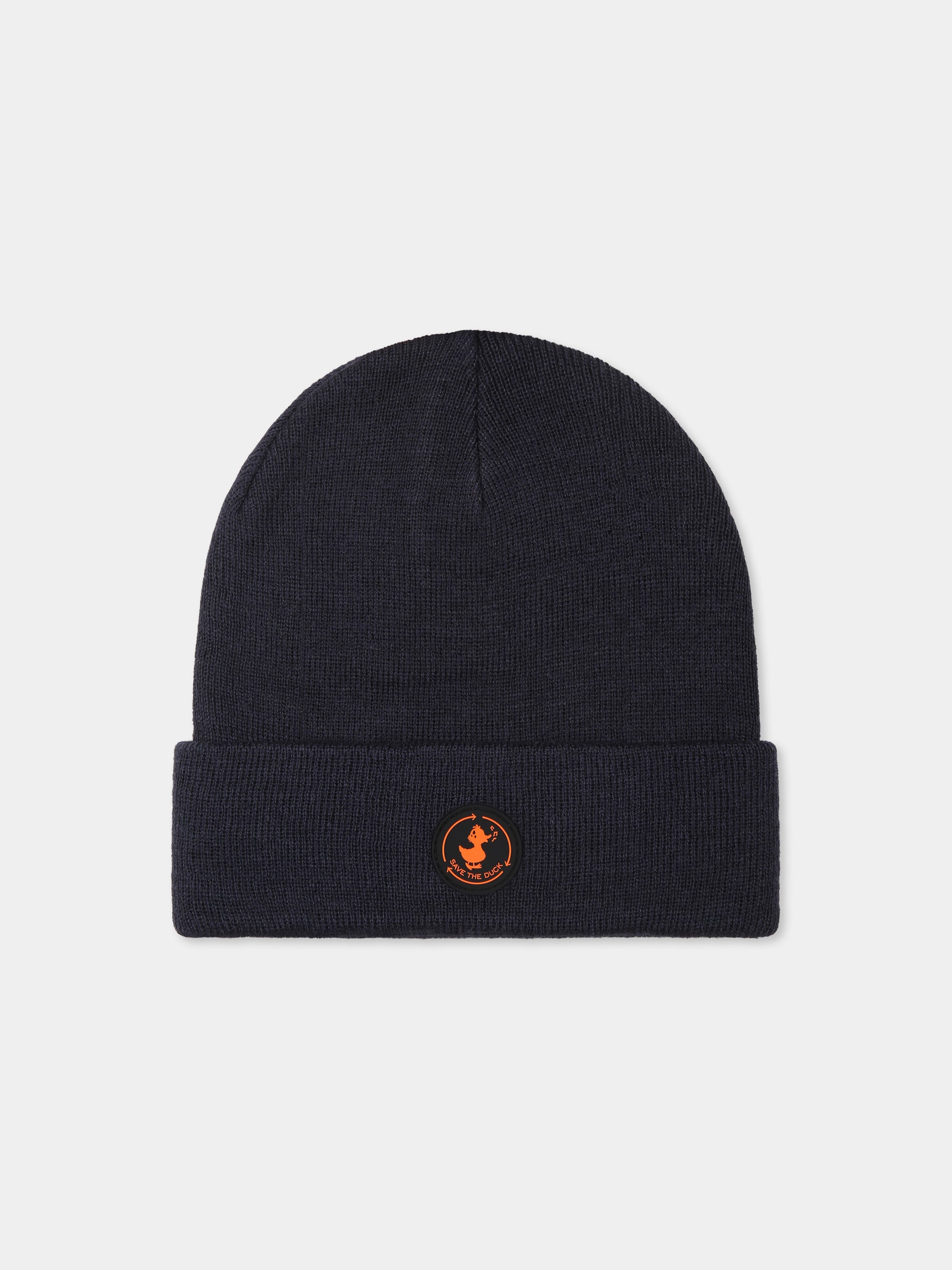 Berretto Fivel blu per bambini con logo,Save The Duck Kids,JY1512U EPOL19 90000
