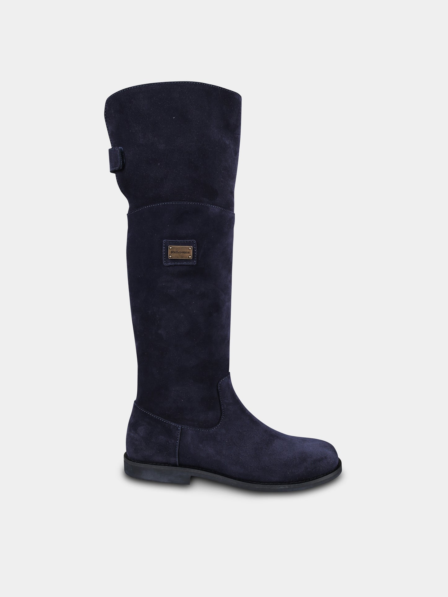 Stivali blu per bambina,Dolce & Gabbana Kids,D11258 A1386 80650