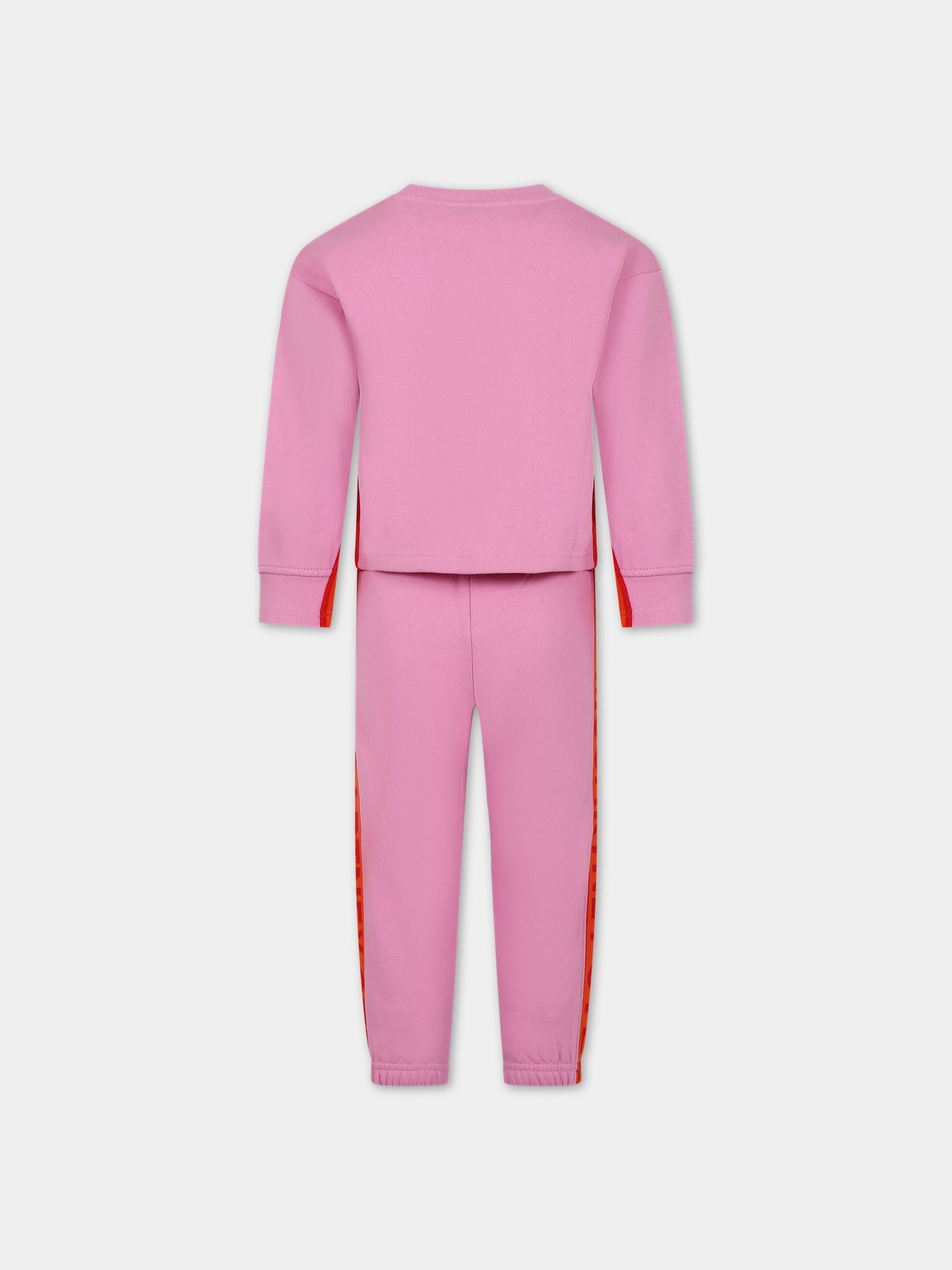 Completo rosa per bambina con logo,Stella Mccartney Kids,TT3B20 Z0409 546