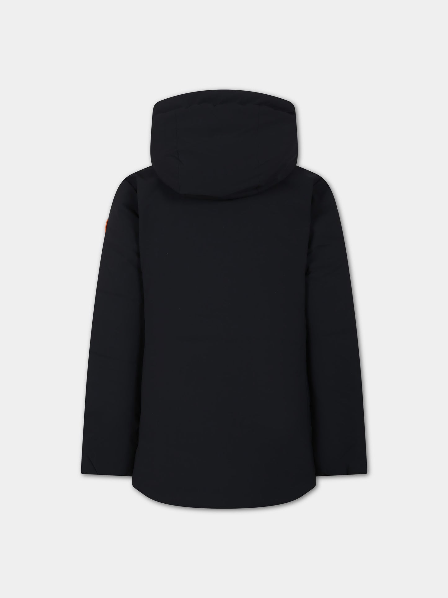 Parka Cassie nero per bambina con logo,Save The Duck Kids,J40060G MATT17 10000