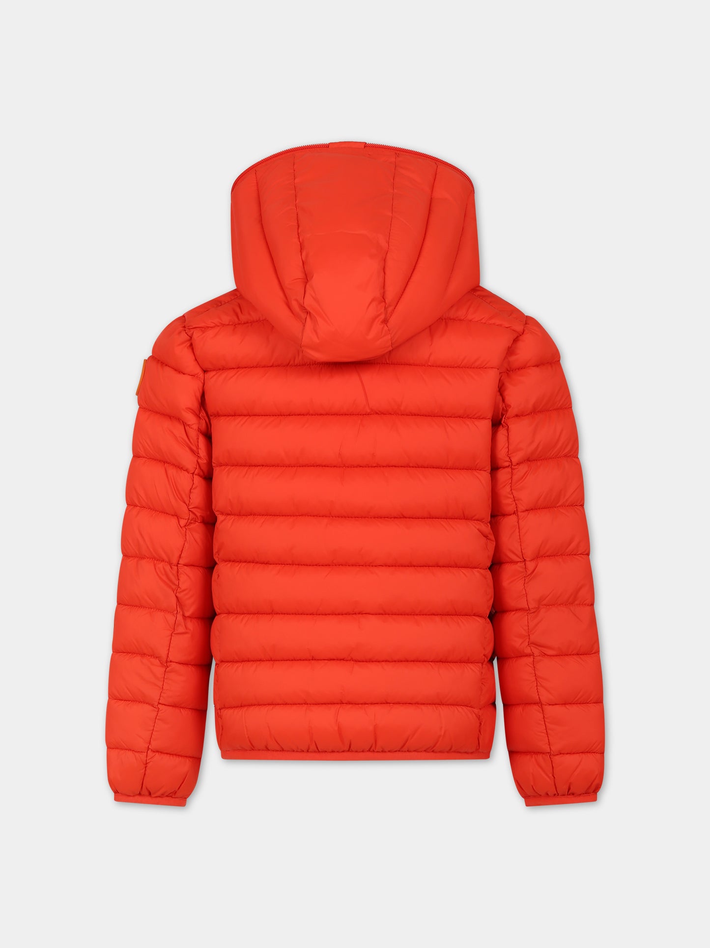 Piumino Dony rosso per bambino con logo,Save The Duck Kids,J30650B GIGA17 70036