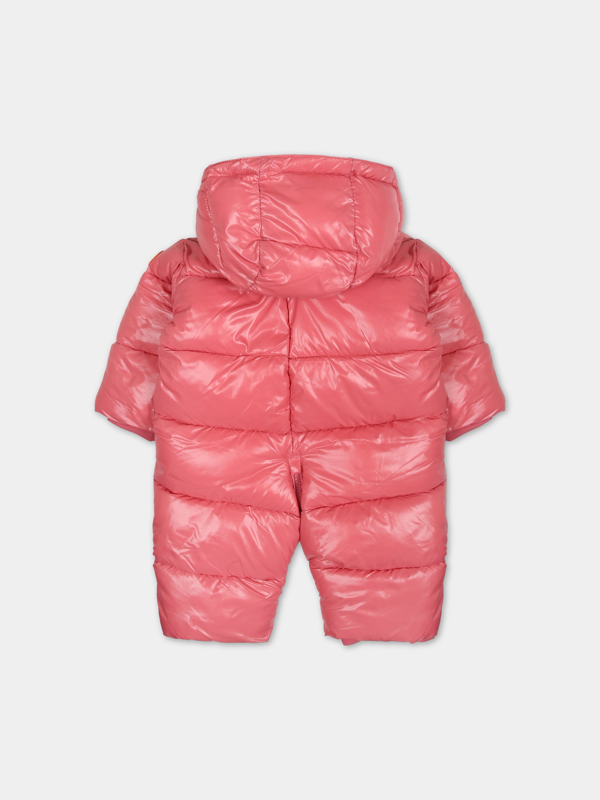 Tuta Shell rosa per neonata con logo,Save The Duck Kids,I30002X LUCK17 80036