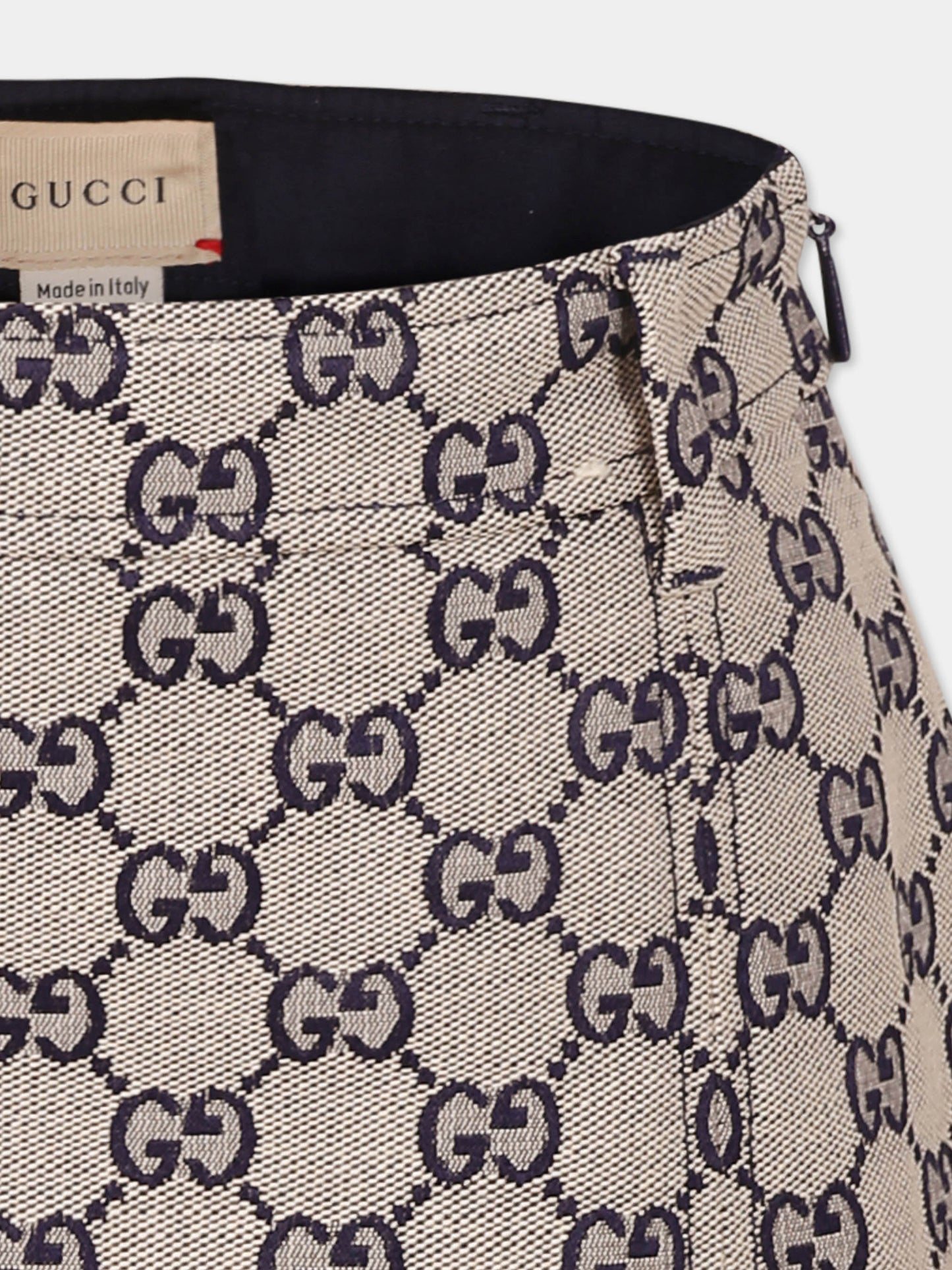 Gonna beige per bambina con GG,Gucci Kids,793077 XWA2M 9118