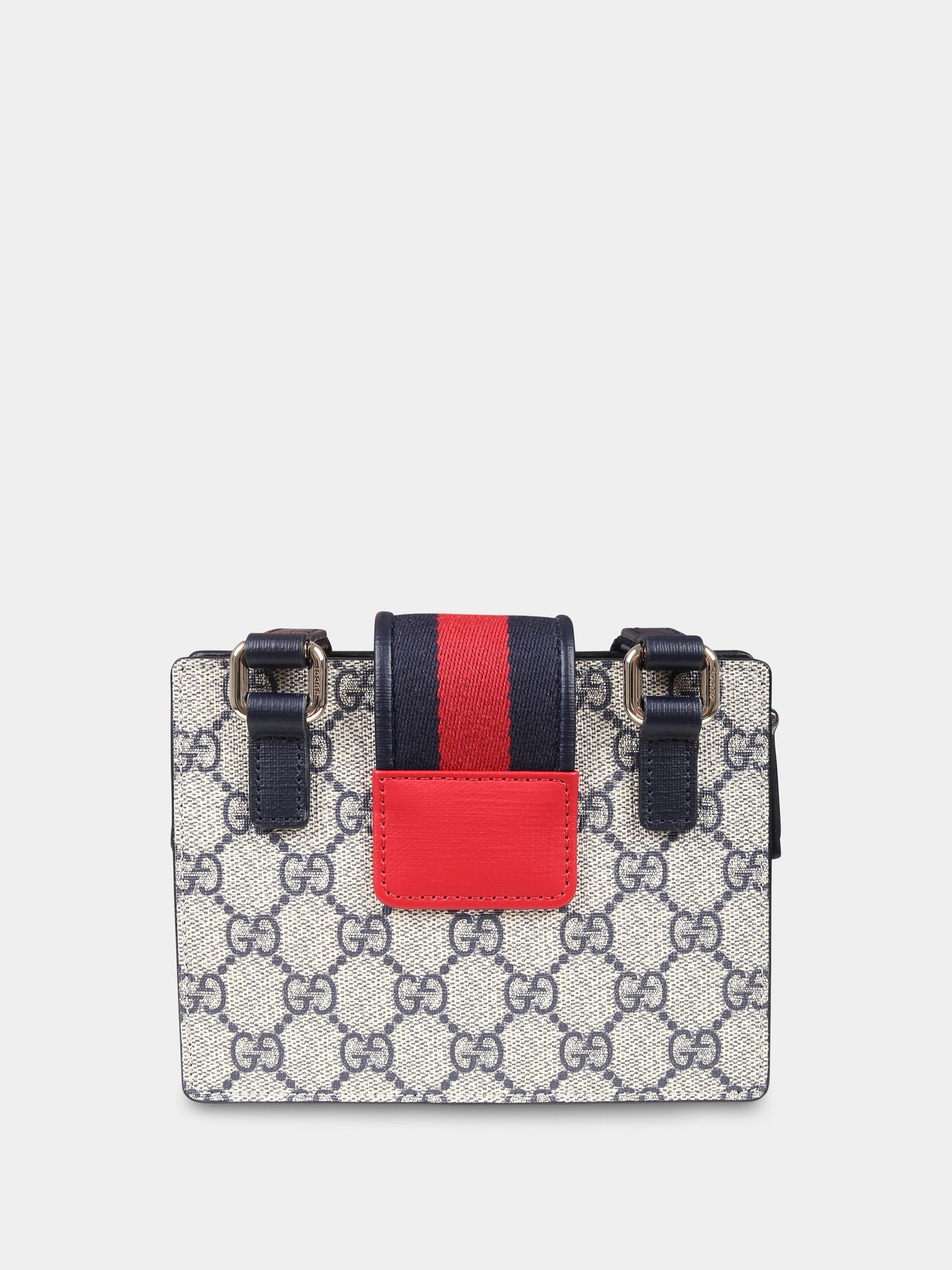 Borsa beige per bambina con dettaglio Web e cuore,Gucci Kids,793830 KAAAP 9774