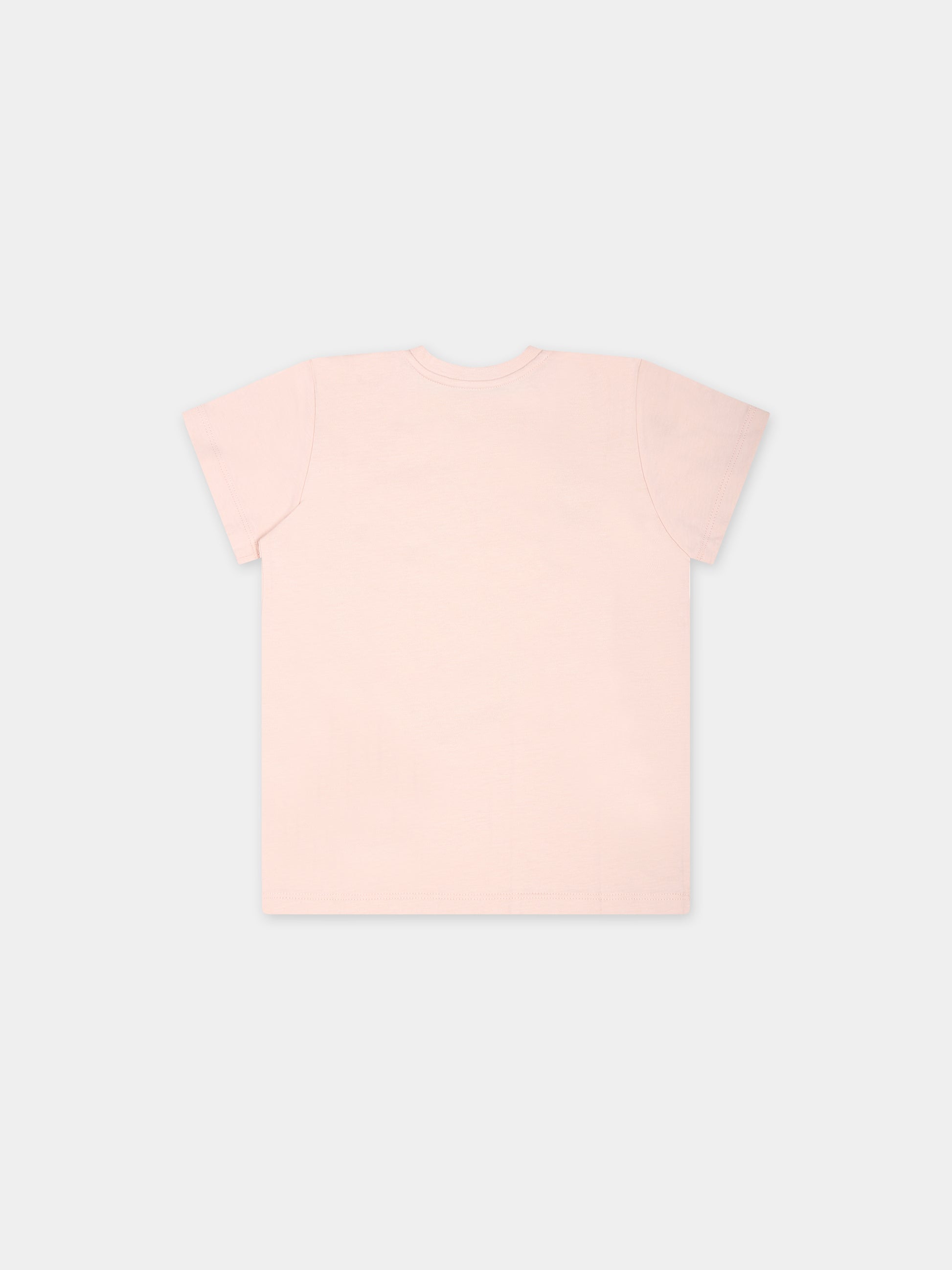 T-shirt rosa per neonata con logo Gucci 1921,Gucci Kids,548034 XJGJC 6341