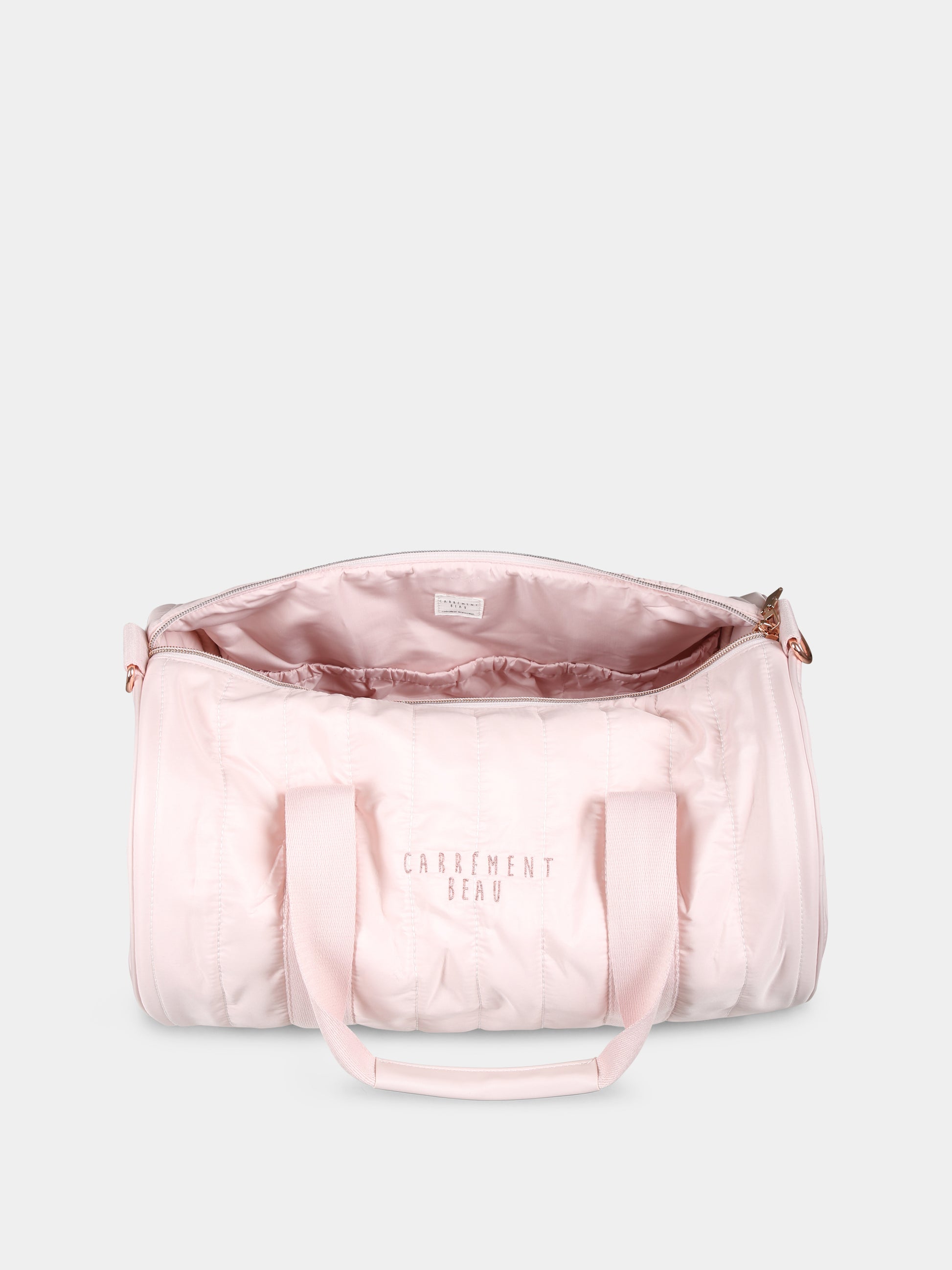 Borsa mamma rosa per neonata con logo,Carrement Beau,Y30190 43B