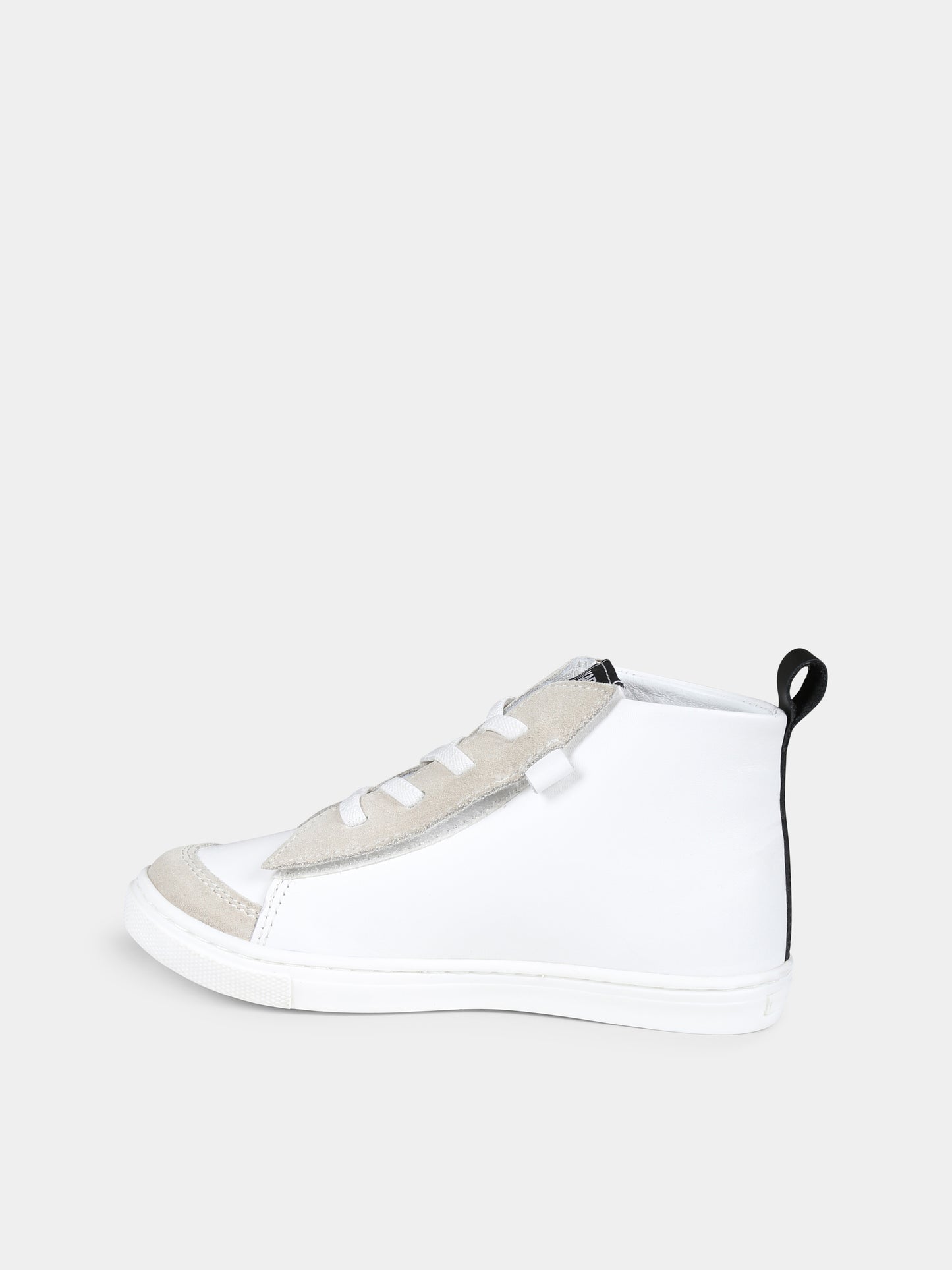 Sneakers bianche per bambini con Karl,Karl Lagerfeld Kids,Z30319 10P