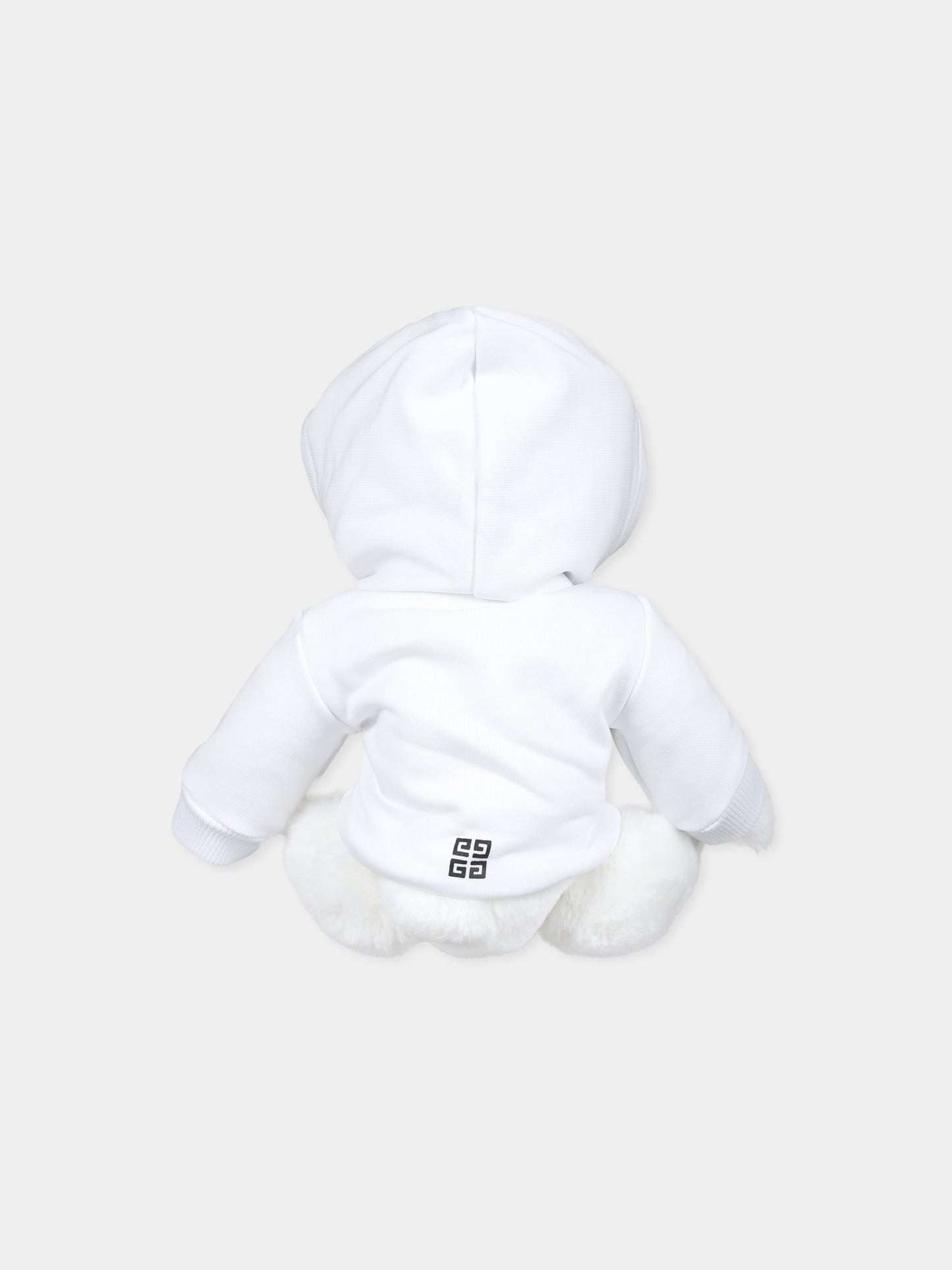 Peluche bianco per neonati con logo,Givenchy Kids,H30515 10P