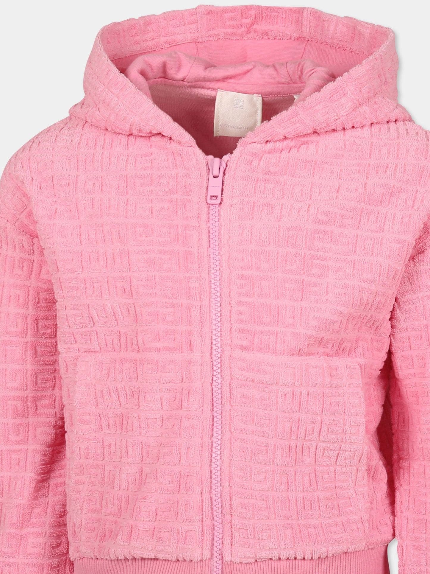 Completo rosa per bambina con iconico motivo 4G,Givenchy Kids,H30559 465