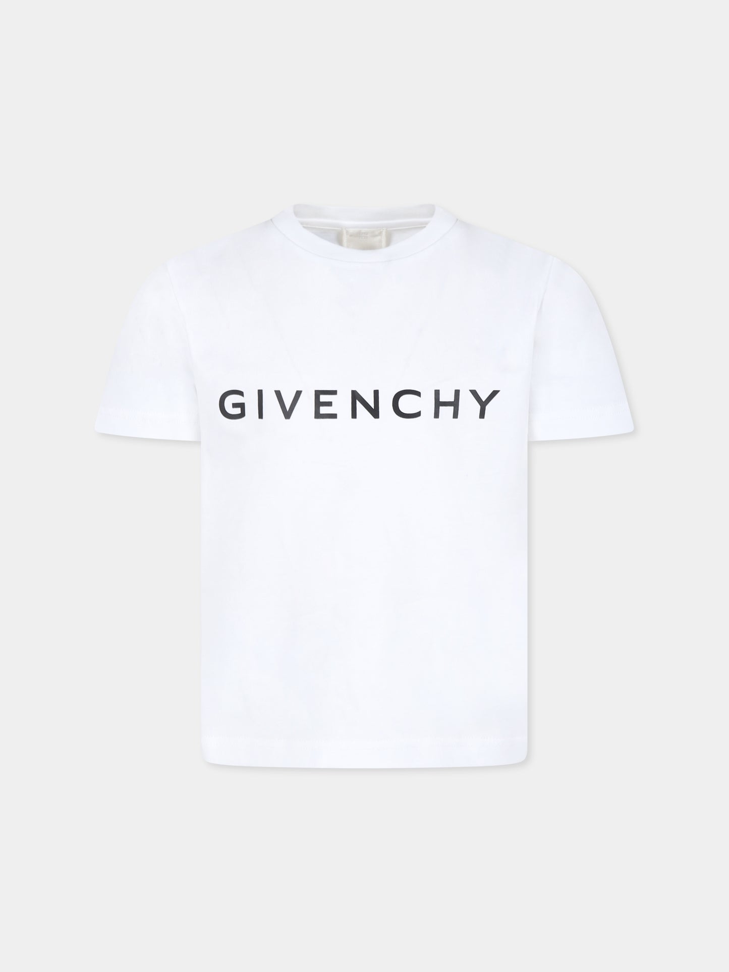 T-shirt bianca per bambini con logo,Givenchy Kids,H30343 10P