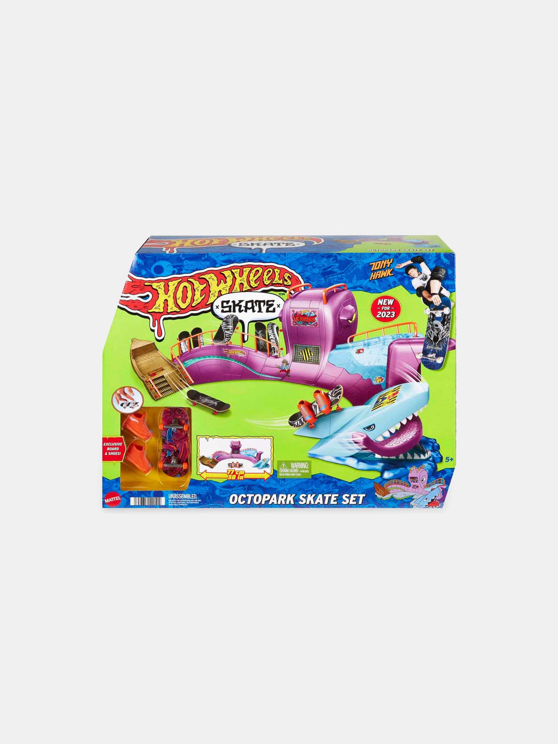 Skatepark della Piovra per bambino,Hot Wheels,HMK01