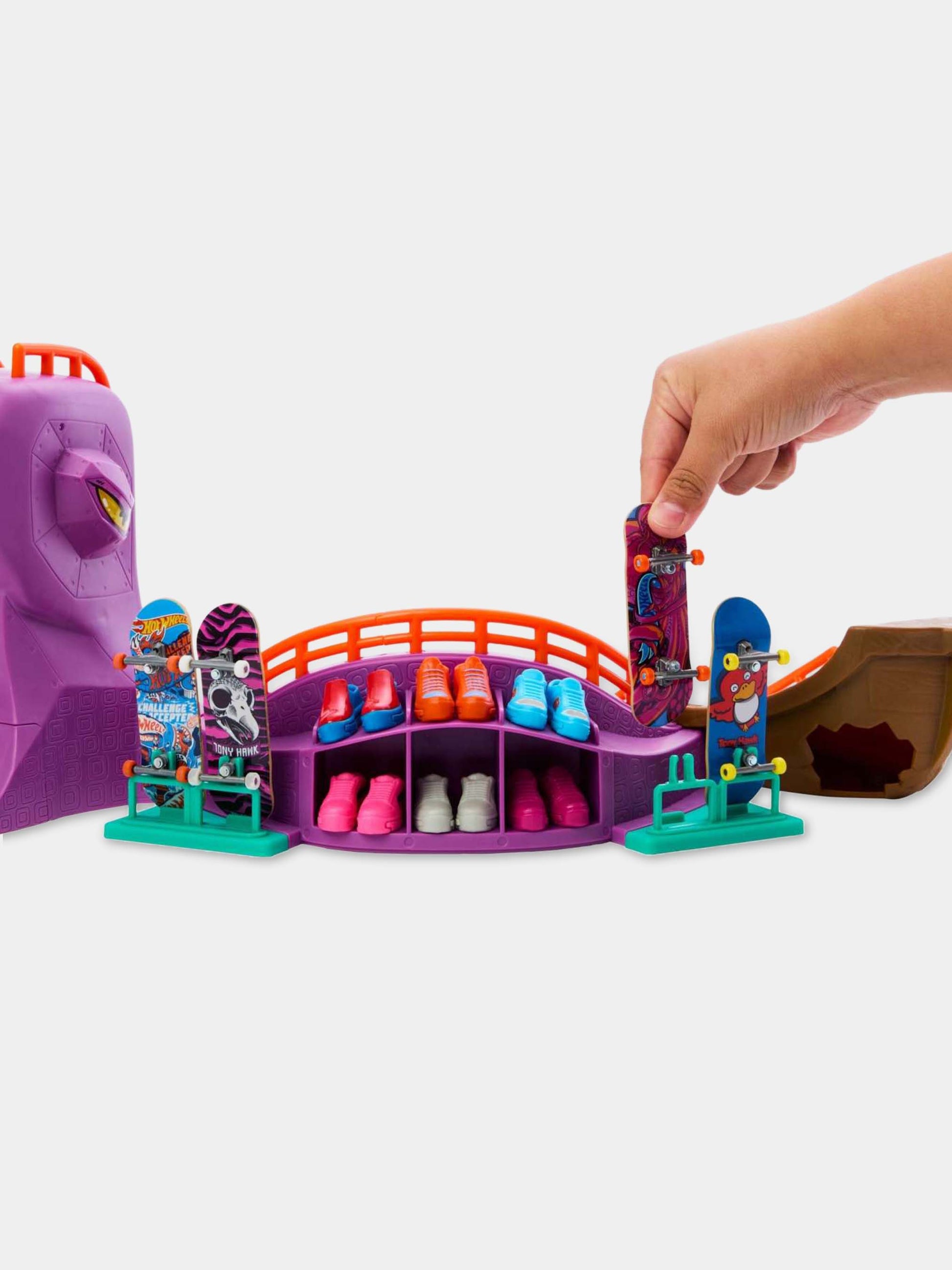 Skatepark della Piovra per bambino,Hot Wheels,HMK01